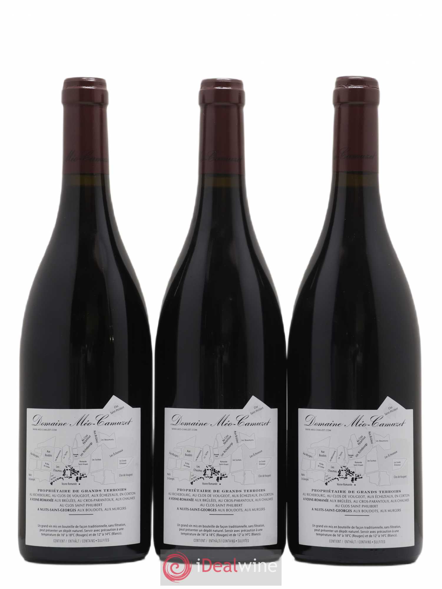 Clos de Vougeot Grand Cru Méo-Camuzet (Domaine) 2010 - Lotto di 3 bottiglie - 1