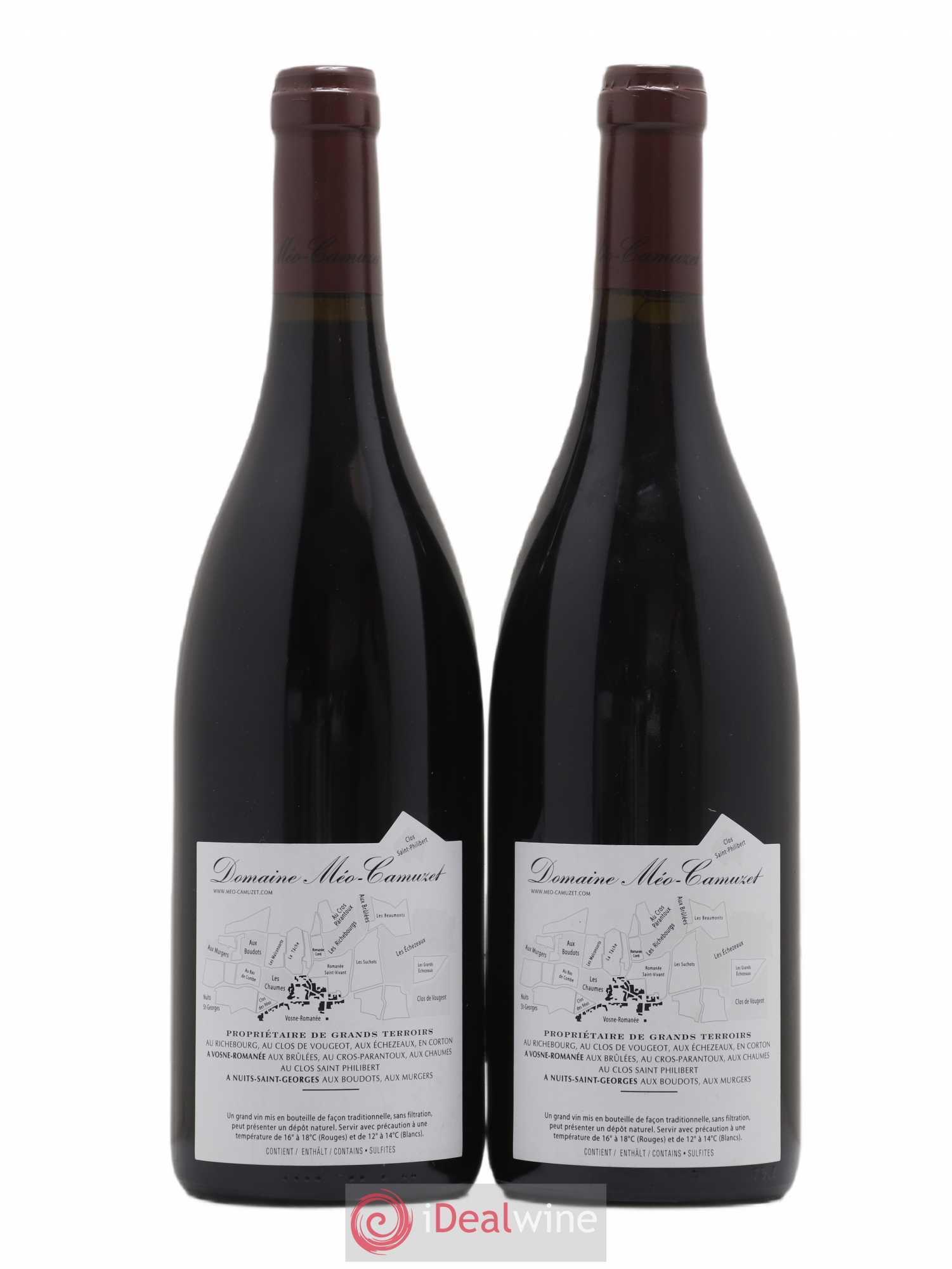Clos de Vougeot Grand Cru Méo-Camuzet (Domaine) 2010 - Lot de 2 bouteilles - 1