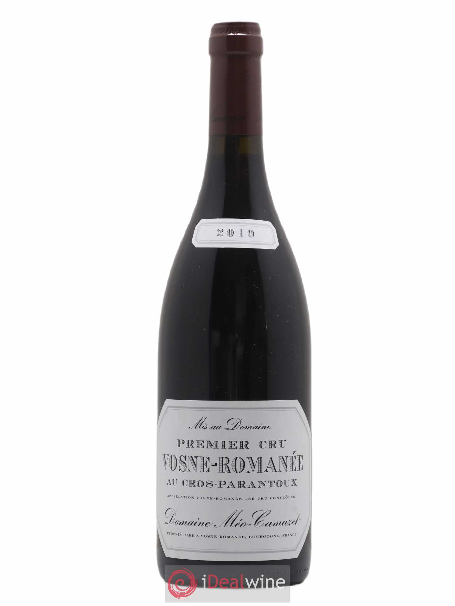 Vosne-Romanée 1er Cru Au Cros Parantoux Méo-Camuzet (Domaine) 2010 - Lot de 1 bouteille - 0