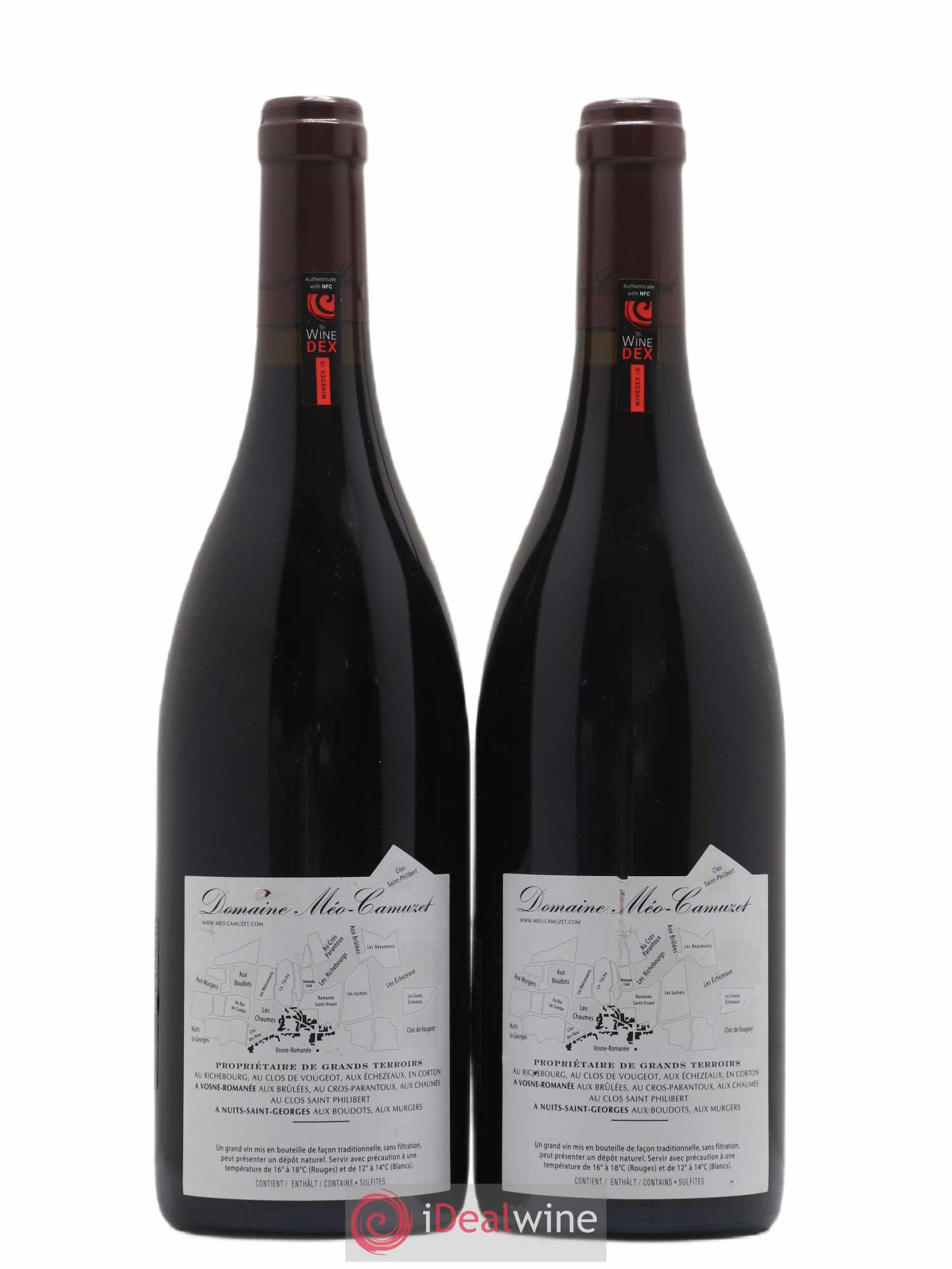 Vosne-Romanée 1er Cru Aux Brûlées Méo-Camuzet (Domaine) 2012 - Lot de 2 bouteilles - 1