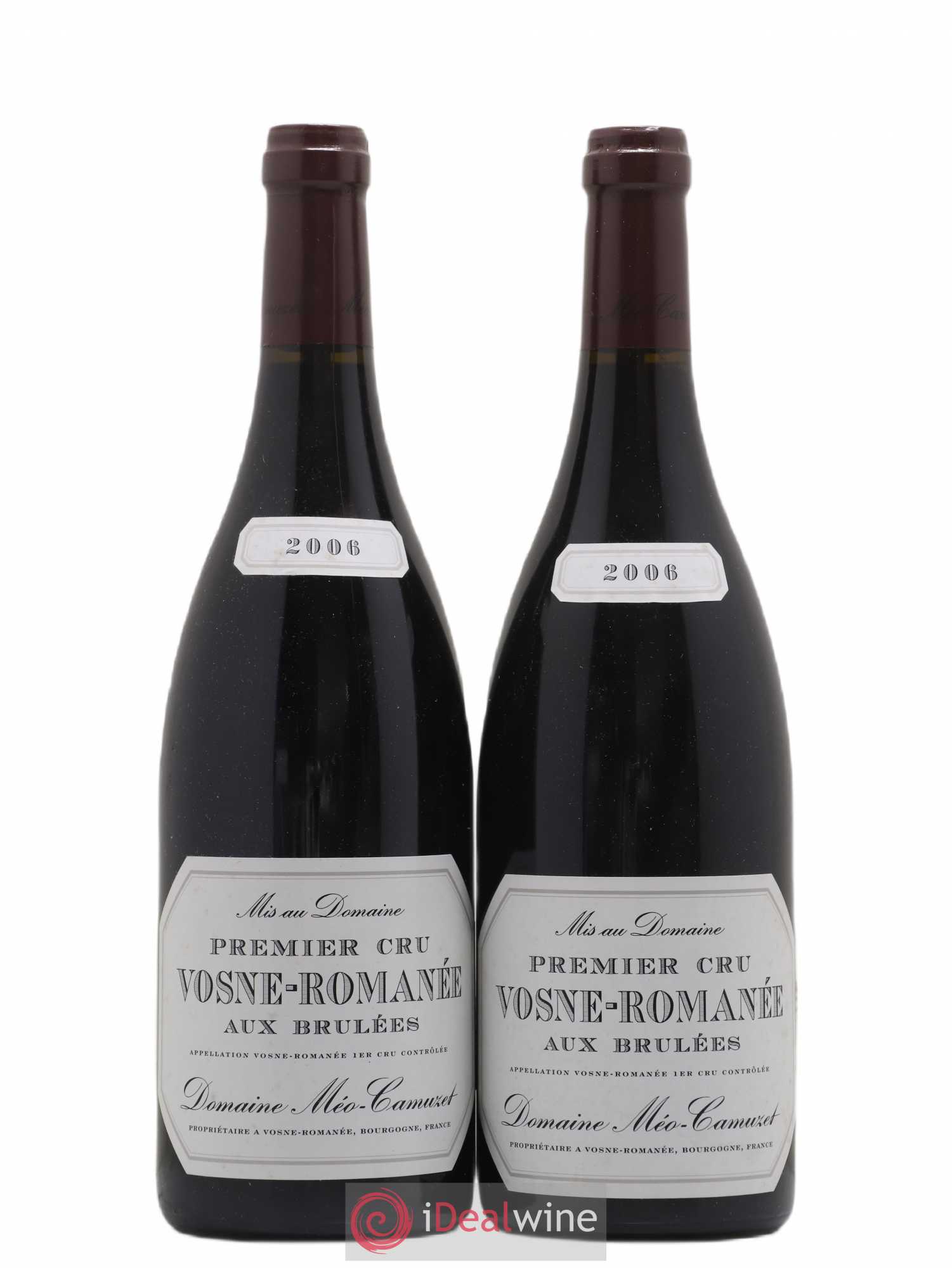 Vosne-Romanée 1er Cru Aux Brûlées Méo-Camuzet (Domaine) 2006 - Lot de 2 bouteilles - 0