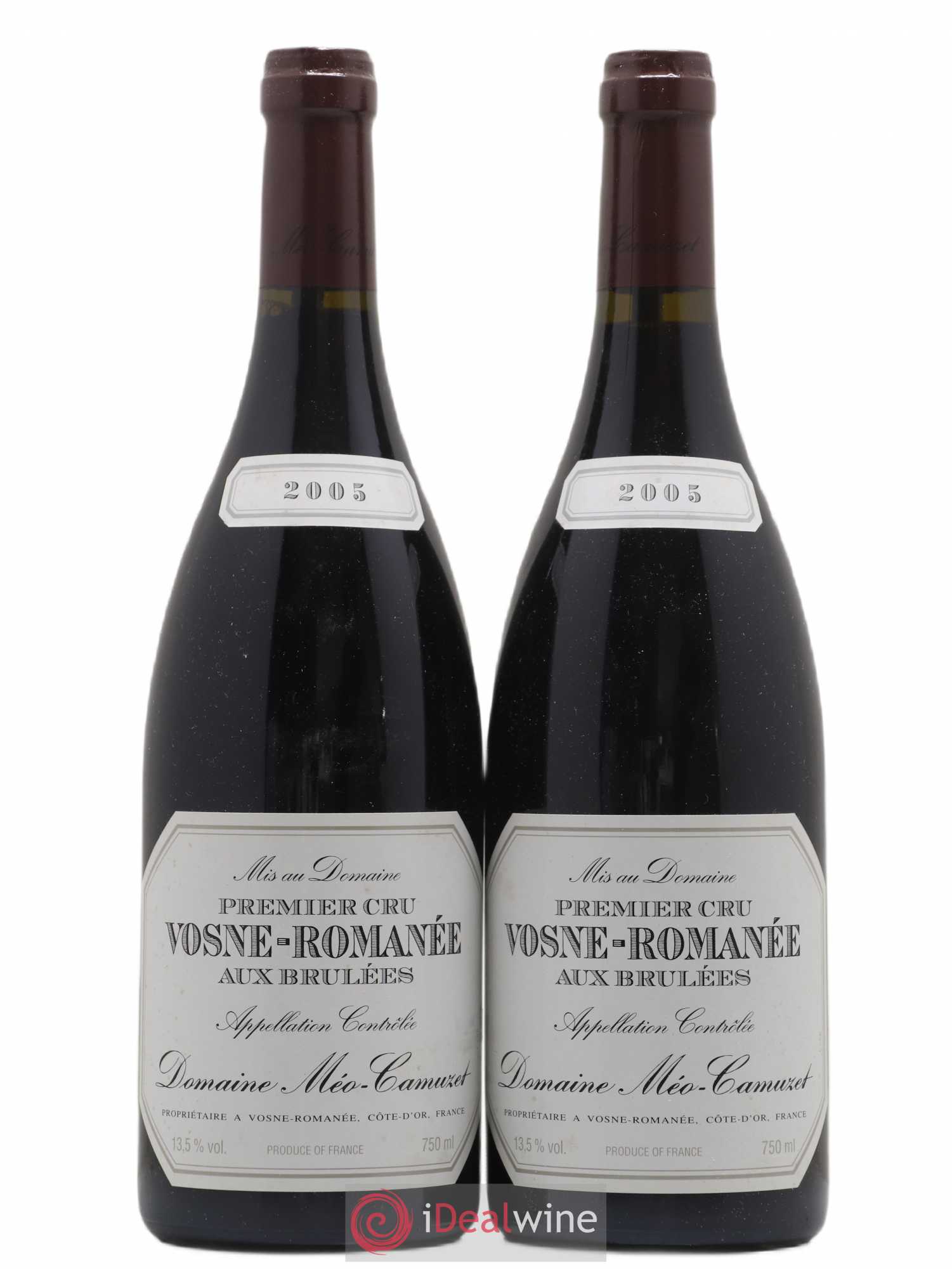 Vosne-Romanée 1er Cru Aux Brûlées Méo-Camuzet (Domaine) 2005 - Lot de 2 bouteilles - 0