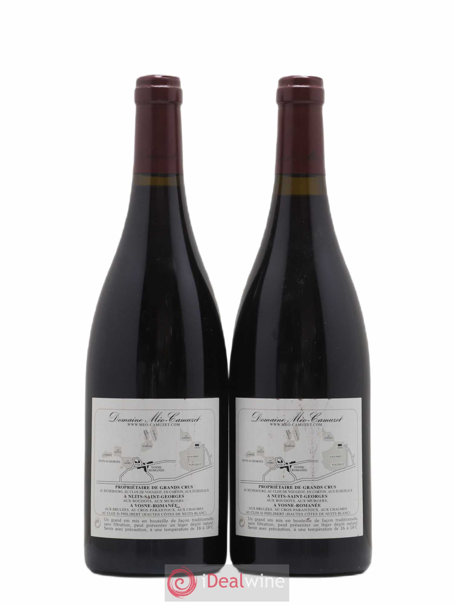 Clos de Vougeot Grand Cru Méo-Camuzet (Domaine) 2000 - Lot de 2 bouteilles - 1