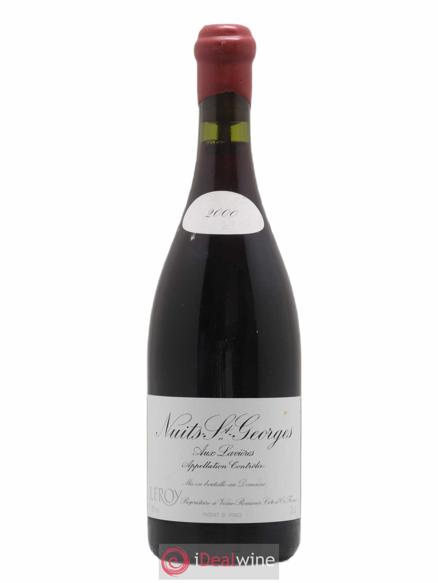 Nuits-Saint-Georges Aux Lavières Leroy (Domaine) 2000 - Lot de 1 bouteille - 0