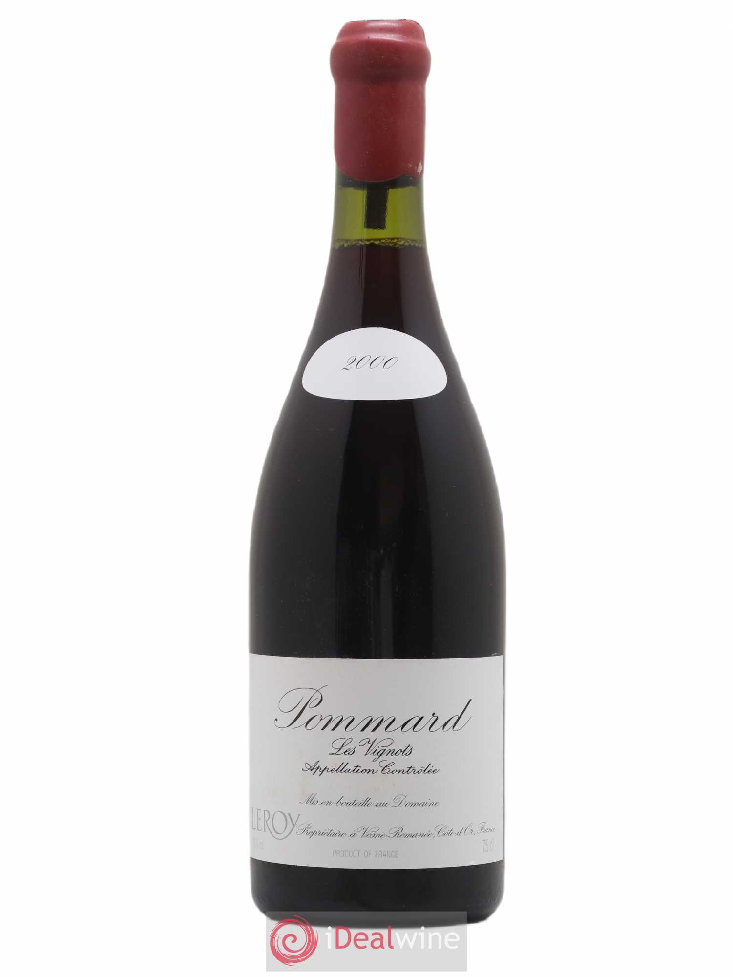 Pommard Les Vignots Leroy (Domaine) 2000 - Lot de 1 bouteille - 0