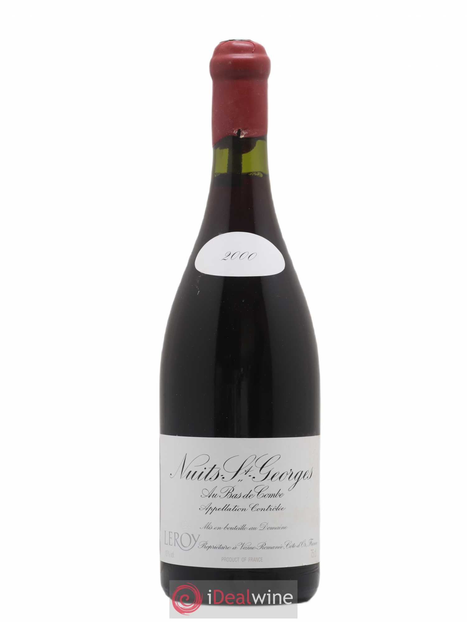 Nuits-Saint-Georges Bas de Combes Leroy (Domaine) 2000 - Lot de 1 bouteille - 0