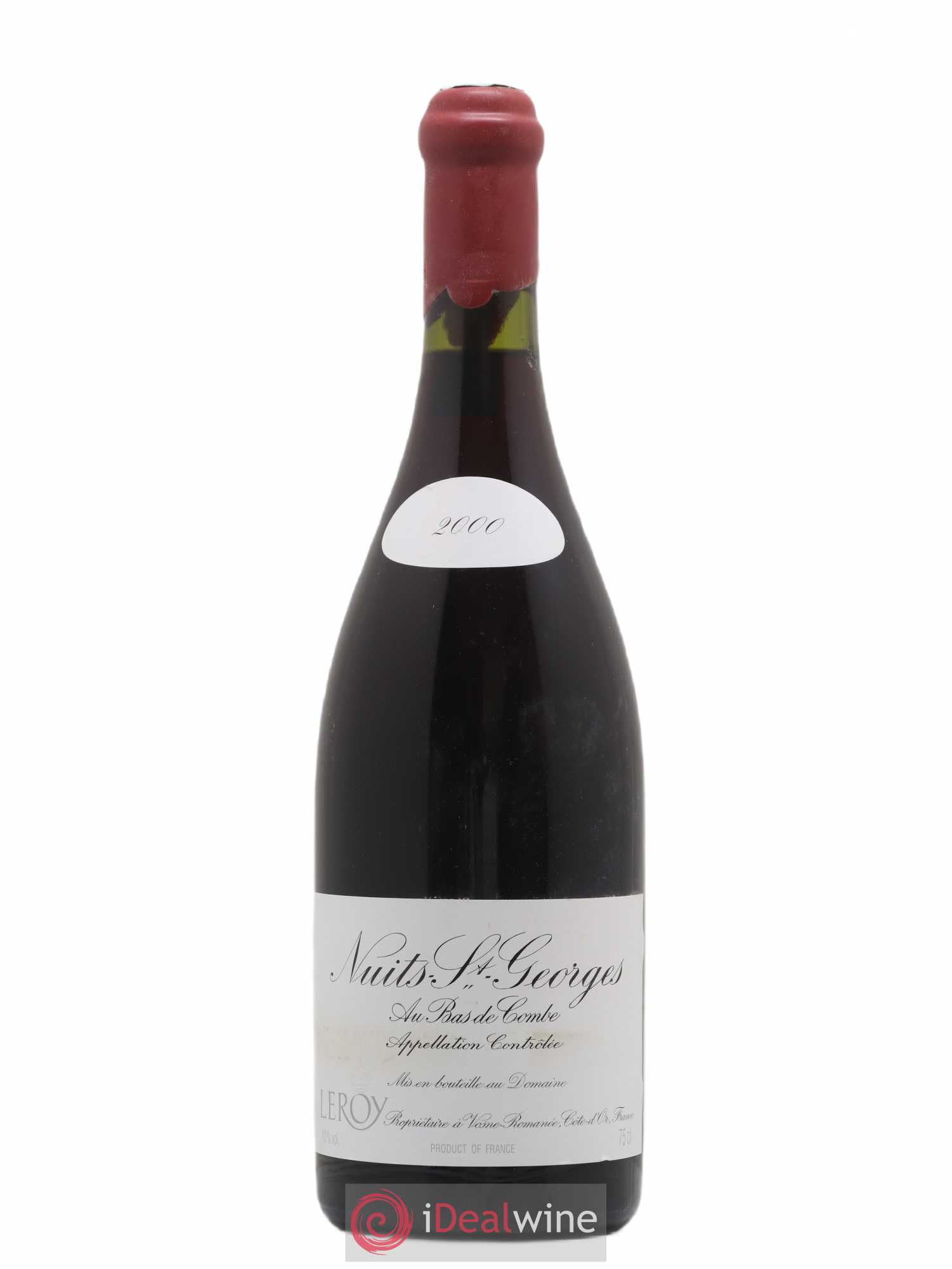Nuits-Saint-Georges Bas de Combes Leroy (Domaine) 2000 - Lot de 1 bouteille - 0