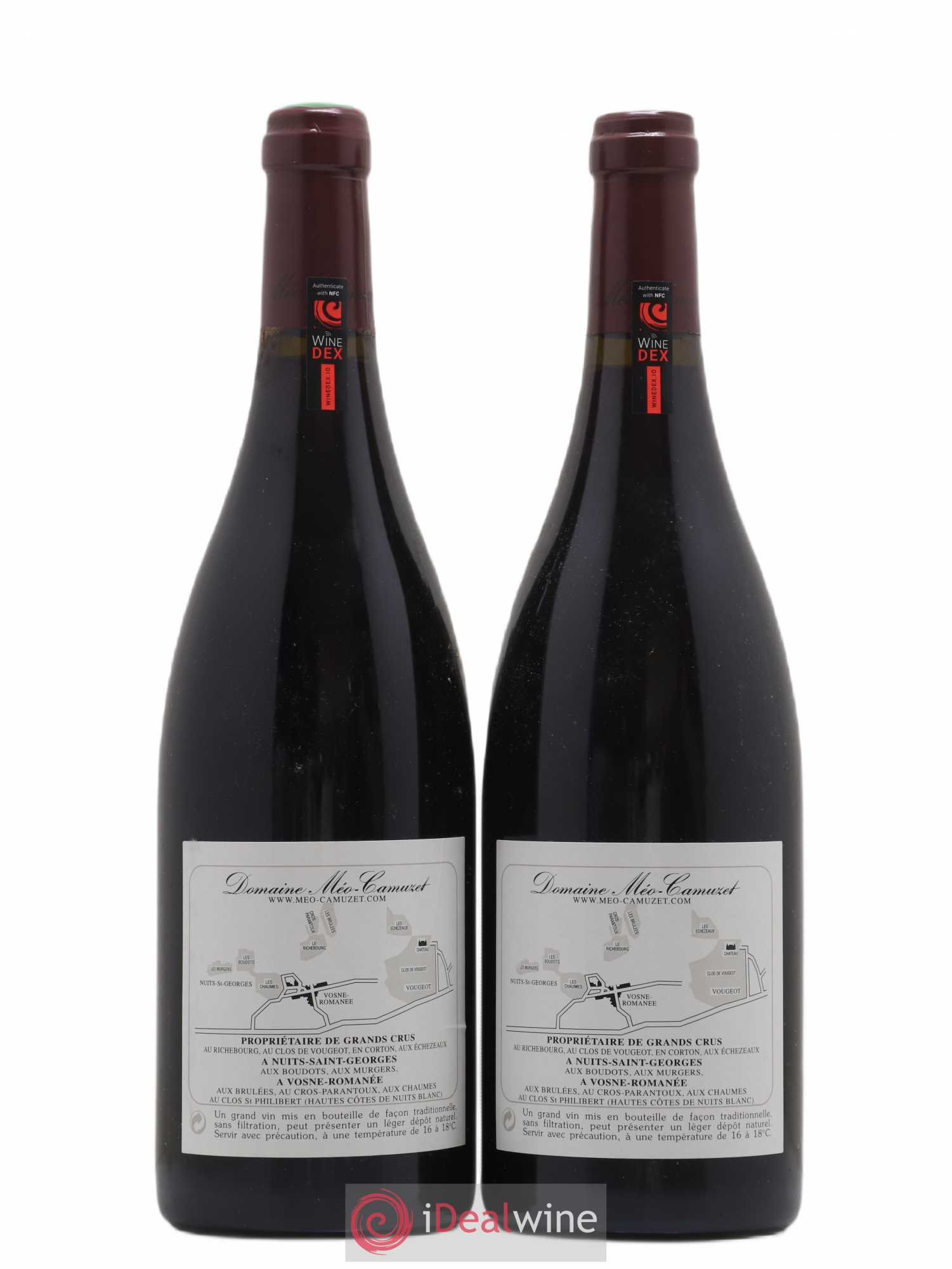 Vosne-Romanée 1er Cru Aux Brûlées Méo-Camuzet (Domaine) 2000 - Lot de 2 bouteilles - 1