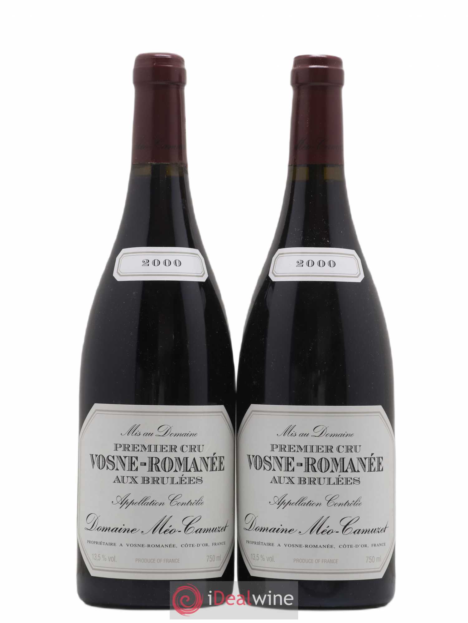 Vosne-Romanée 1er Cru Aux Brûlées Méo-Camuzet (Domaine) 2000 - Lot de 2 bouteilles - 0