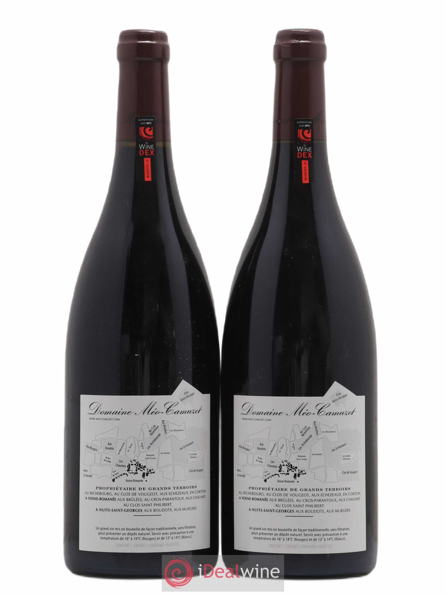 Vosne-Romanée 1er Cru Aux Brûlées Méo-Camuzet (Domaine) 2008 - Lot de 2 bouteilles - 1