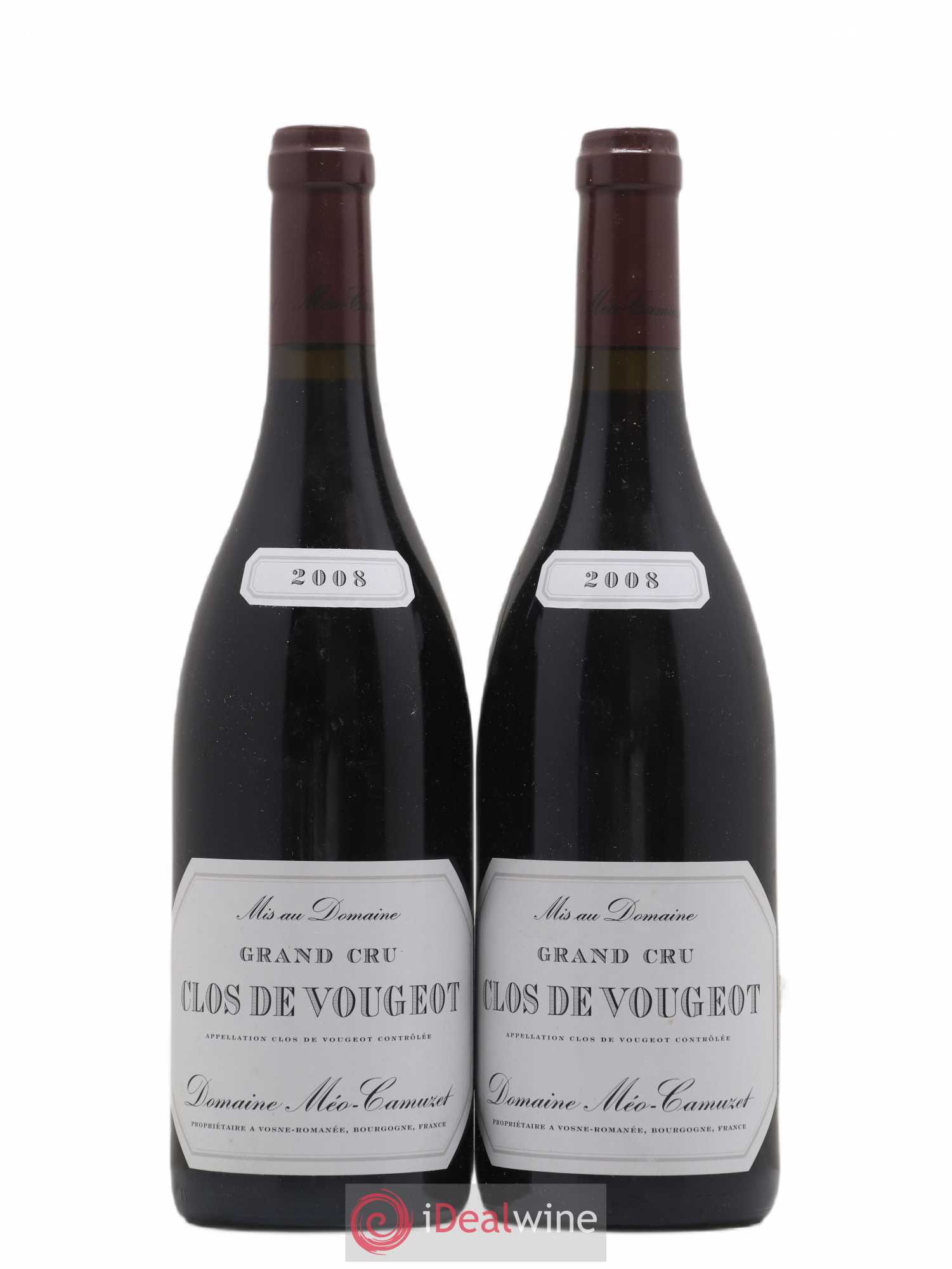 Clos de Vougeot Grand Cru Méo-Camuzet (Domaine) 2008 - Lot de 2 bouteilles - 0