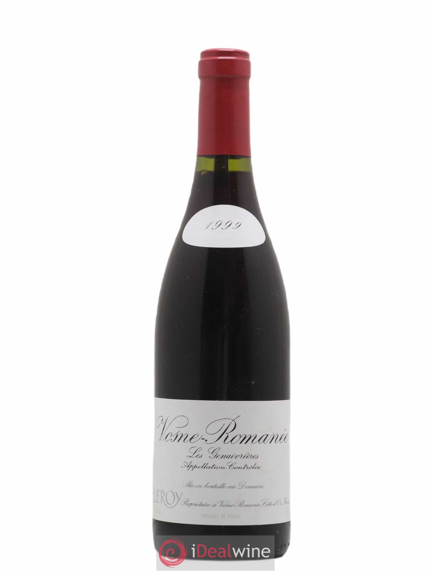 Vosne-Romanée Les Genaivrières Leroy (Domaine) 1999 - Lot de 1 bouteille - 0