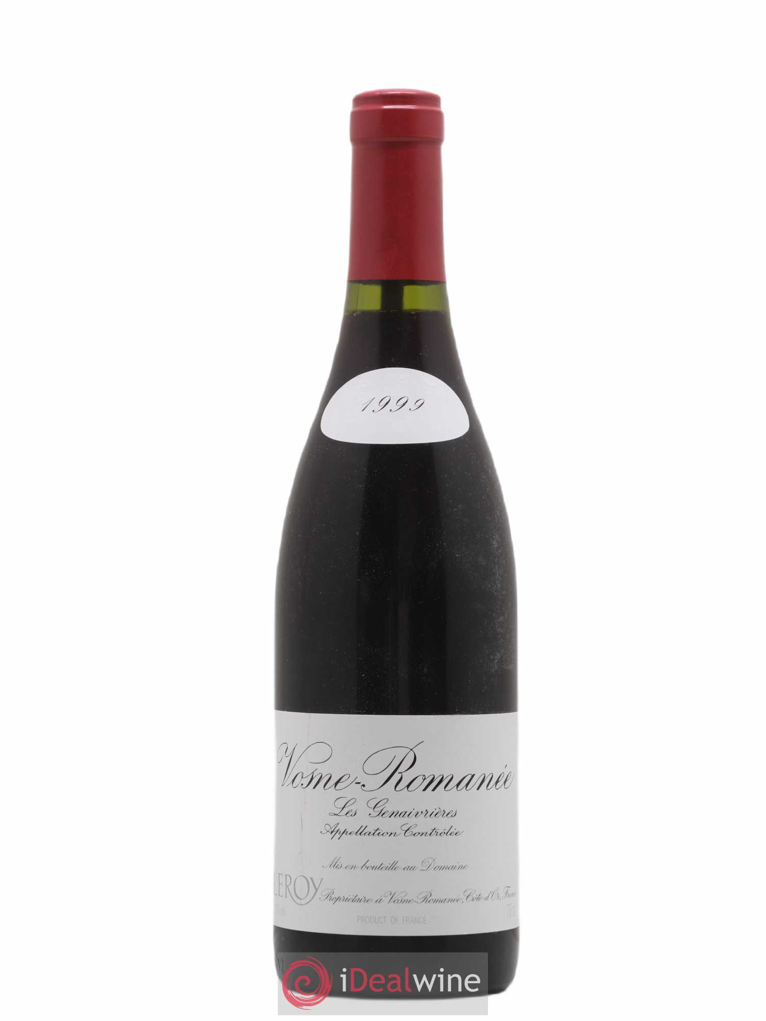 Vosne-Romanée Les Genaivrières Leroy (Domaine) 1999 - Lot de 1 bouteille - 0