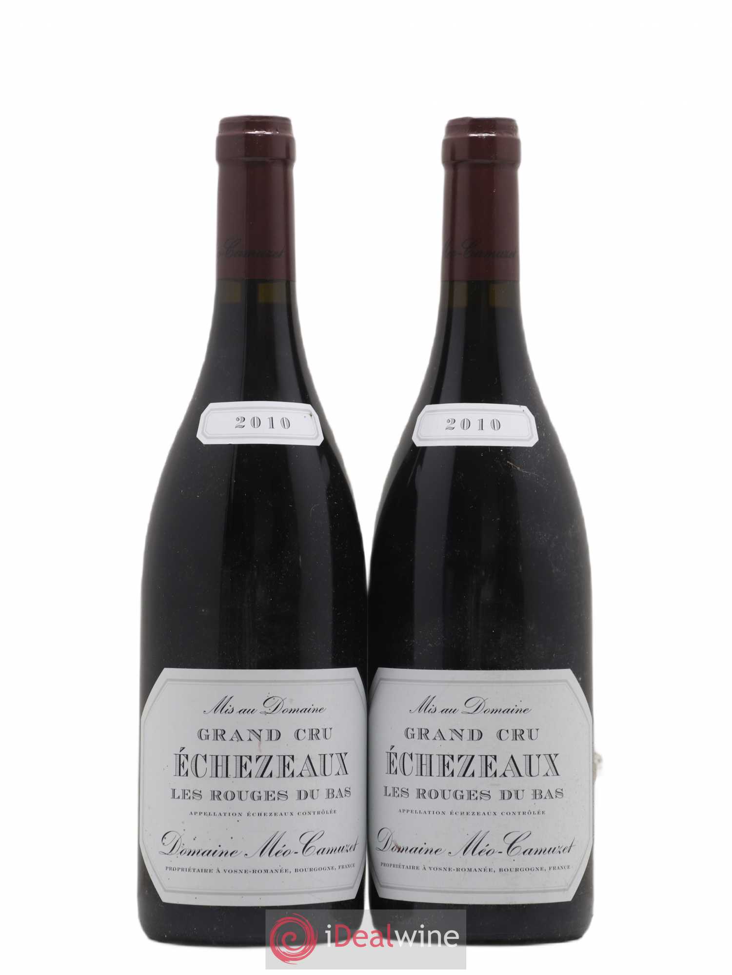 Echezeaux Grand Cru Les Rouges du Bas Méo-Camuzet (Domaine) 2010 - Lot of 2 bottles - 0