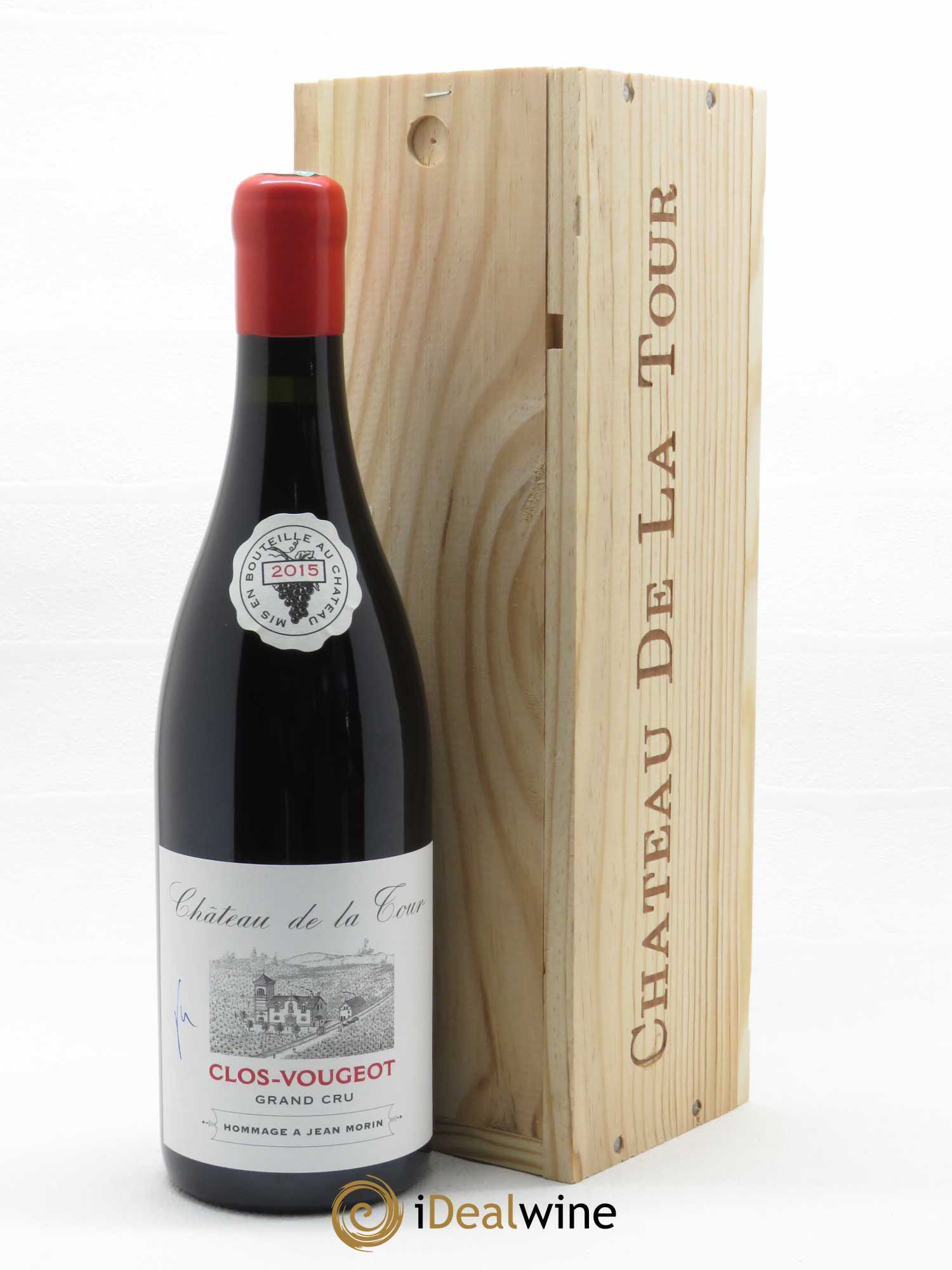 Clos de Vougeot Grand Cru Hommage à Jean Morin Château de La Tour 2015 - Lot de 1 bouteille - 0