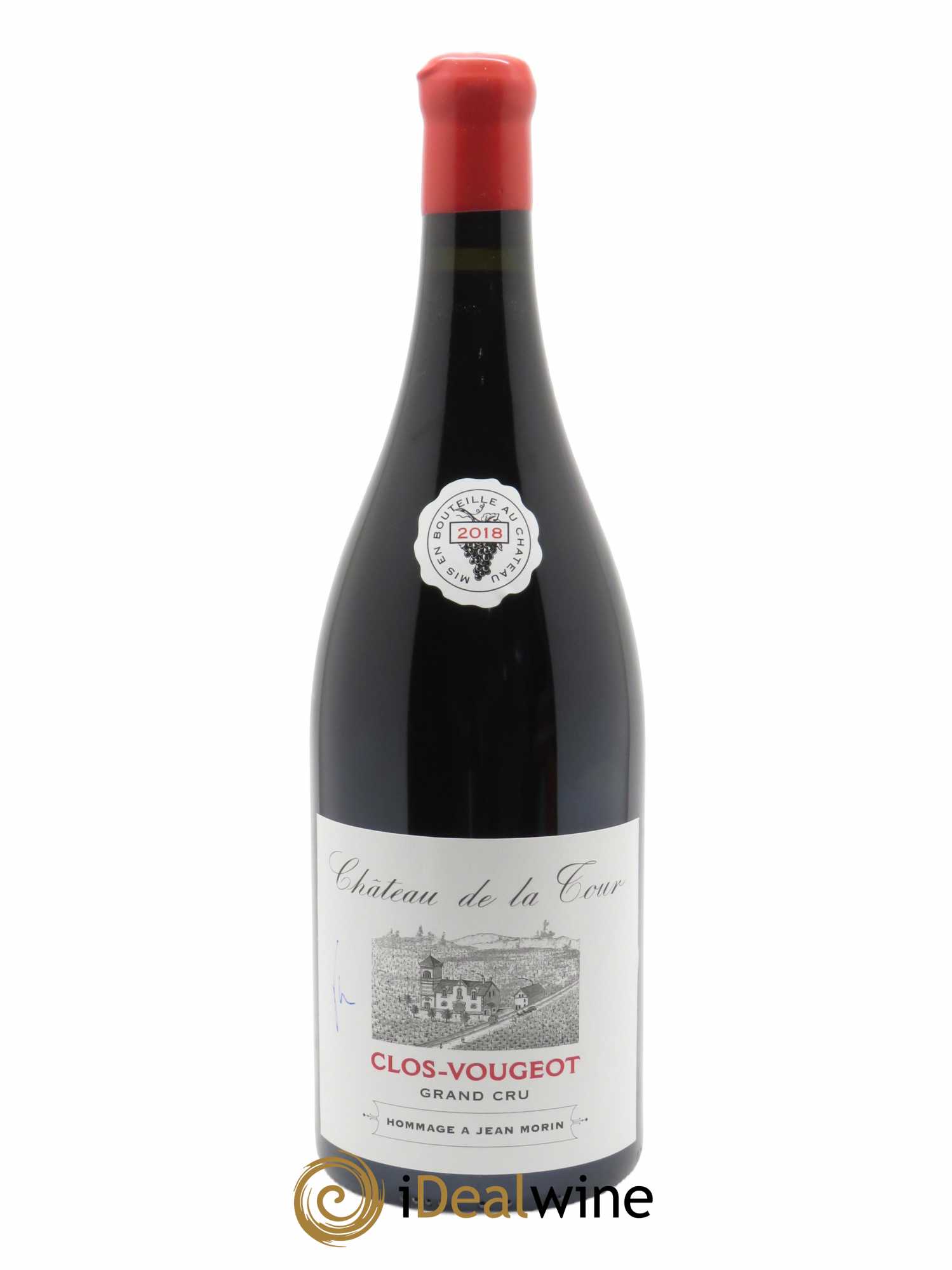 Clos de Vougeot Grand Cru Hommage à Jean Morin Château de La Tour  2018 - Lot de 1 magnum - 1