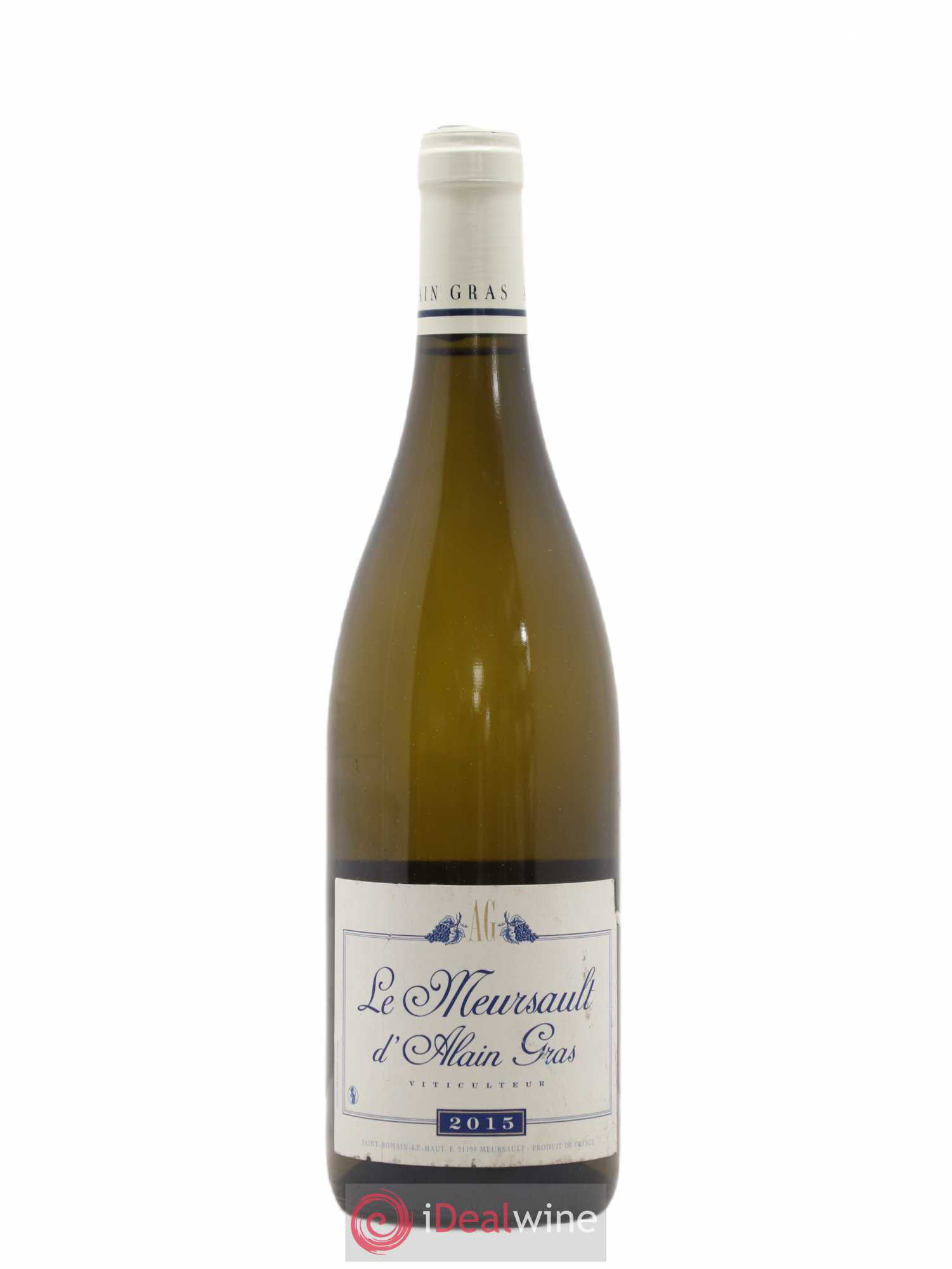 Meursault Les Tillets Alain Gras 2015 - Lot de 1 bouteille - 0