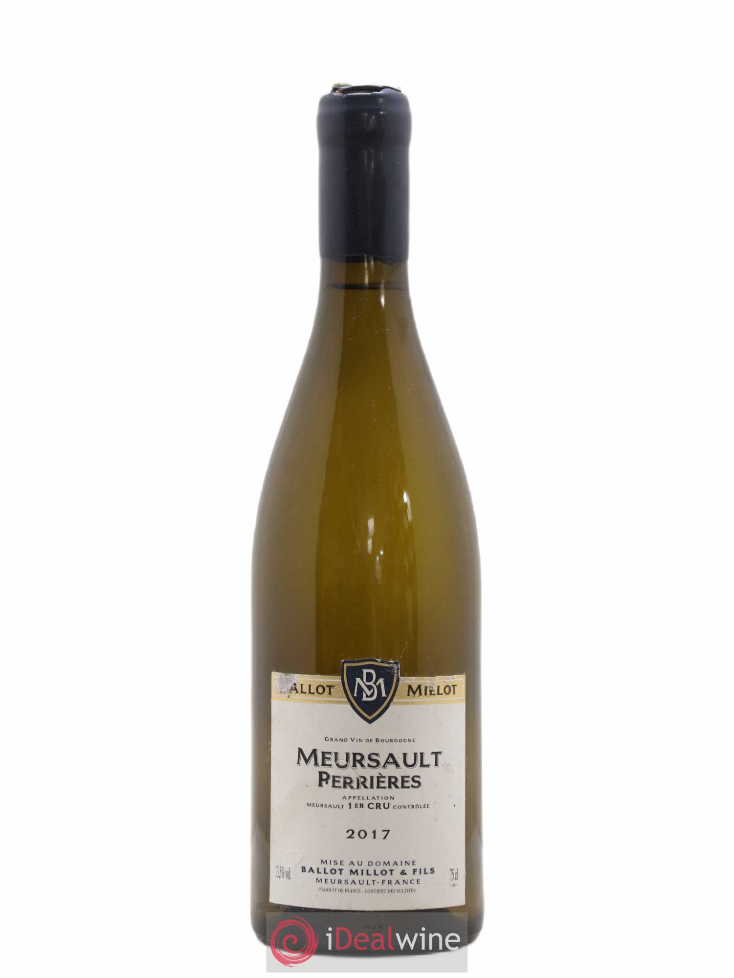 Meursault 1er Cru Perrières Ballot Millot 2017 - Lot de 1 bouteille - 0