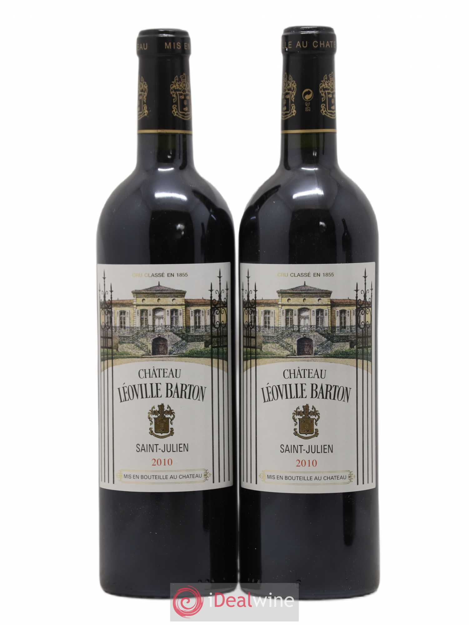 Château Léoville Barton 2ème Grand Cru Classé 2010 - Lot de 2 bouteilles - 0