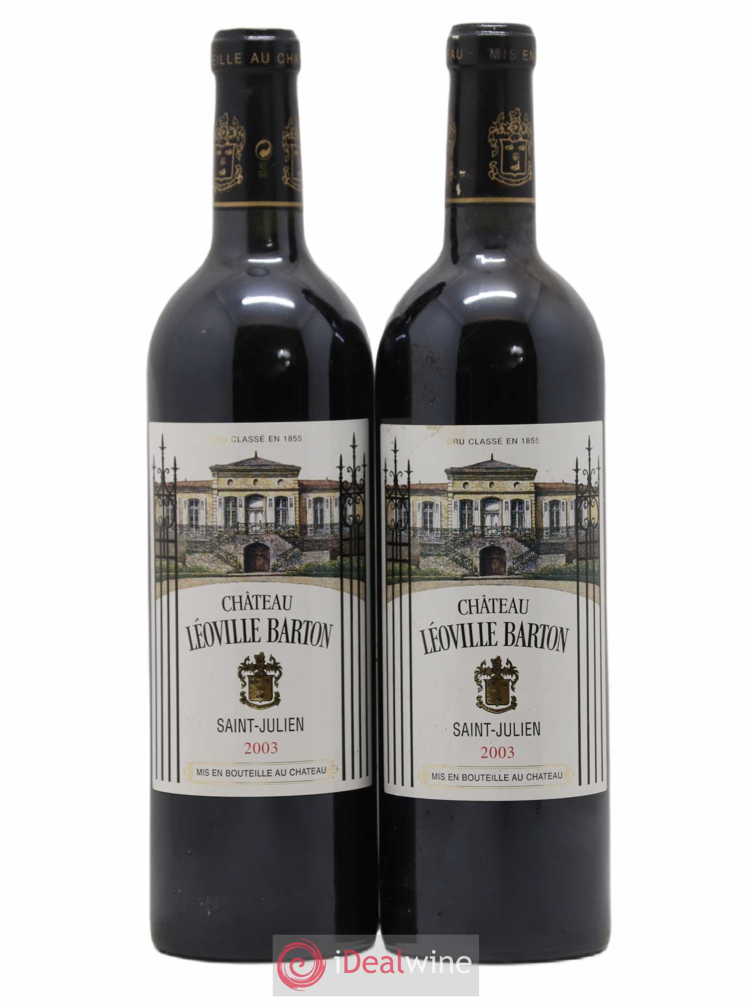 Château Léoville Barton 2ème Grand Cru Classé 2003 - Lot de 2 bouteilles - 0