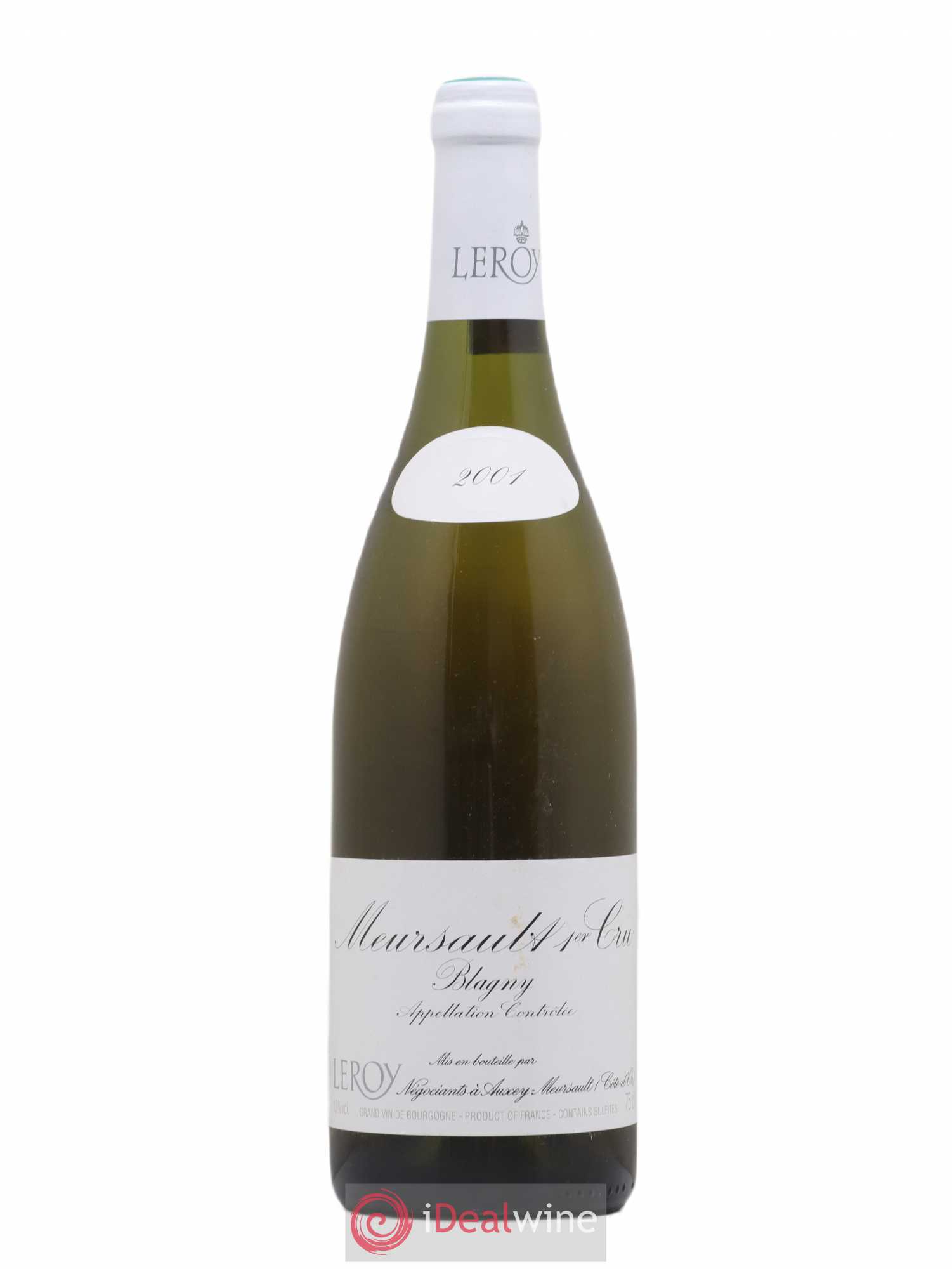 Meursault 1er Cru Blagny Leroy SA 2001 - Lot de 1 bouteille - 0