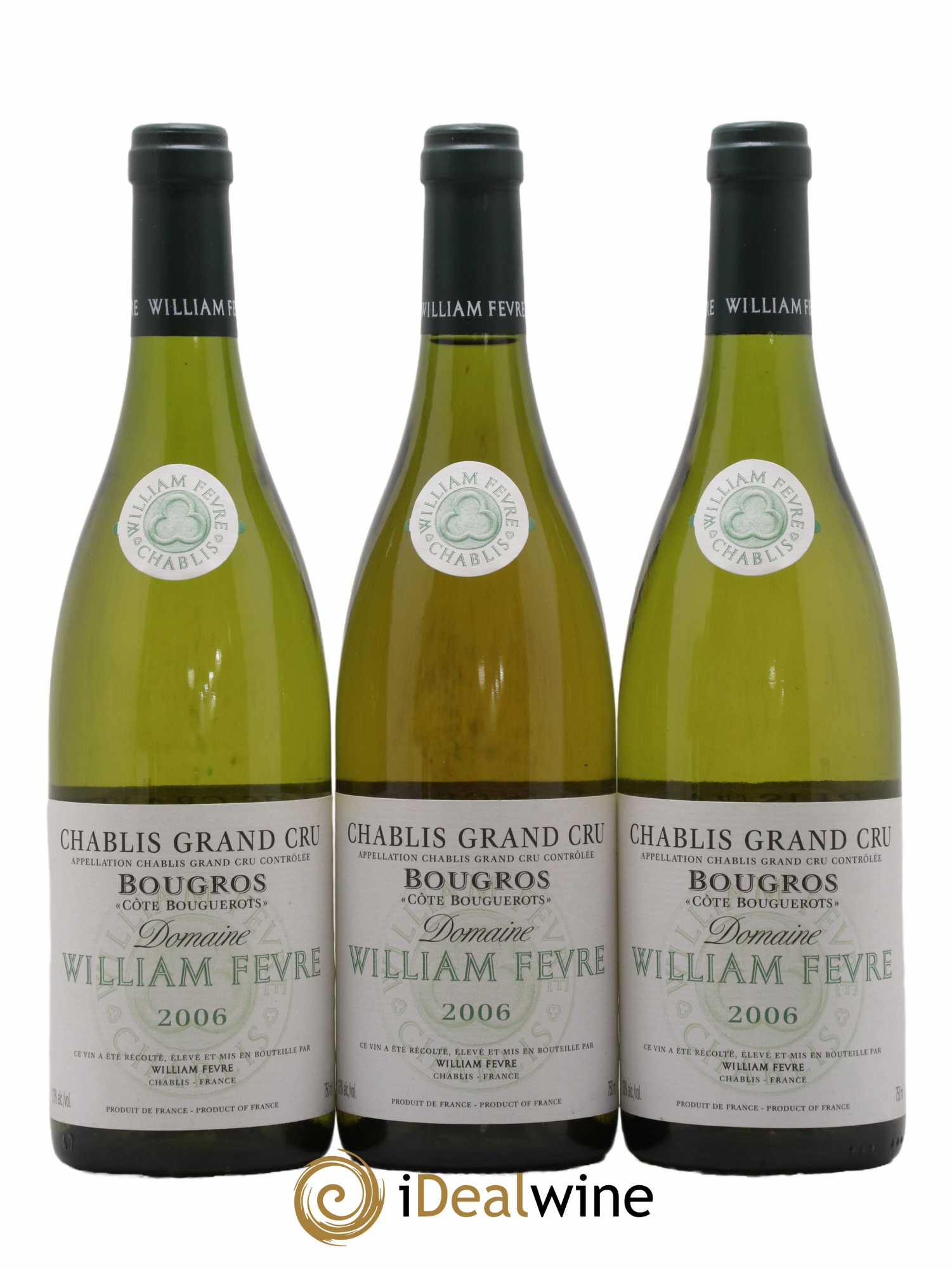 Chablis Grand Cru Bougros Côte Bouguerots William Fèvre 2006 - Lot de 6 bouteilles - 2