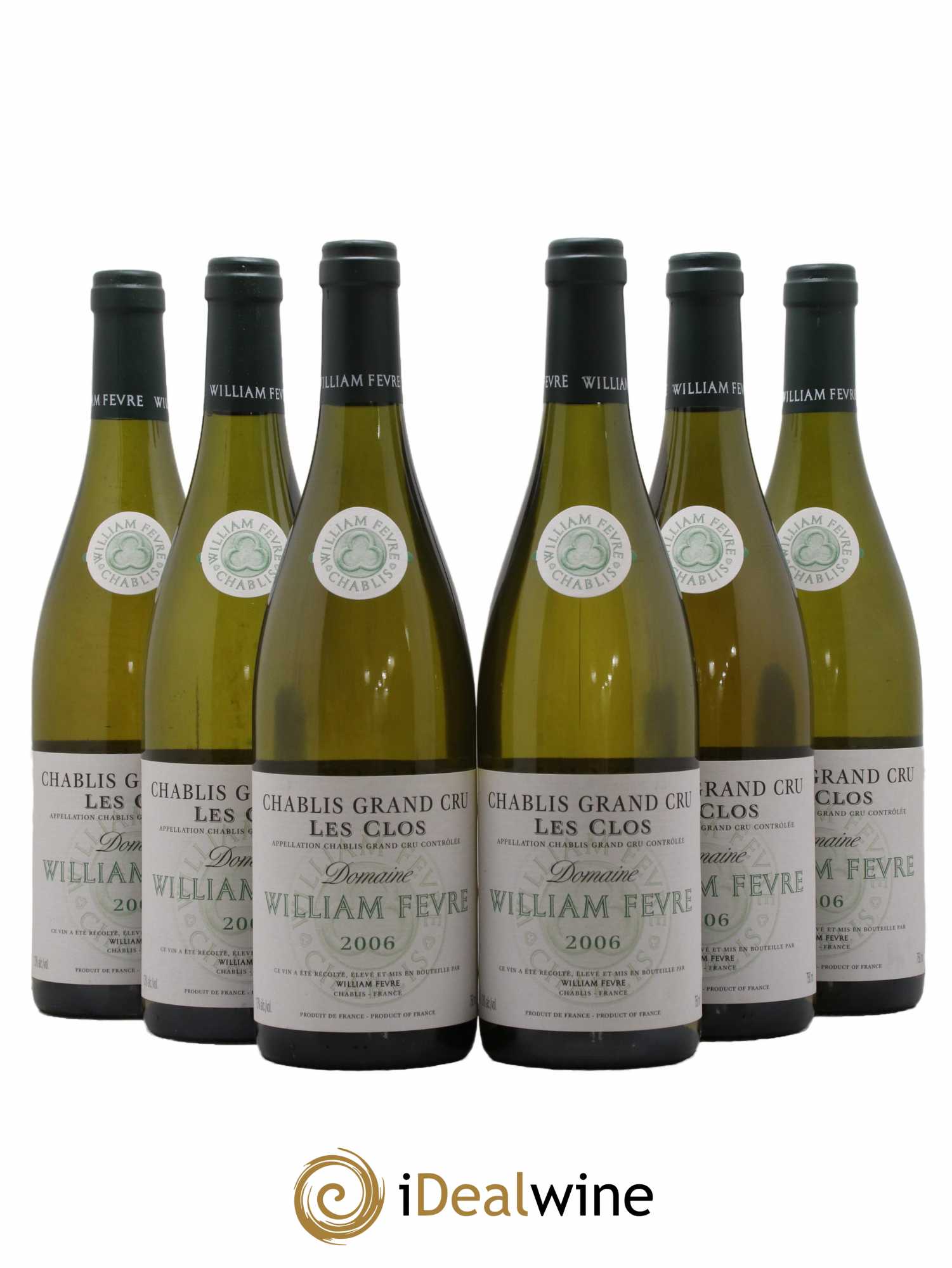 Chablis Grand Cru Les Clos William Fèvre 2006 - Lot de 6 bouteilles - 0