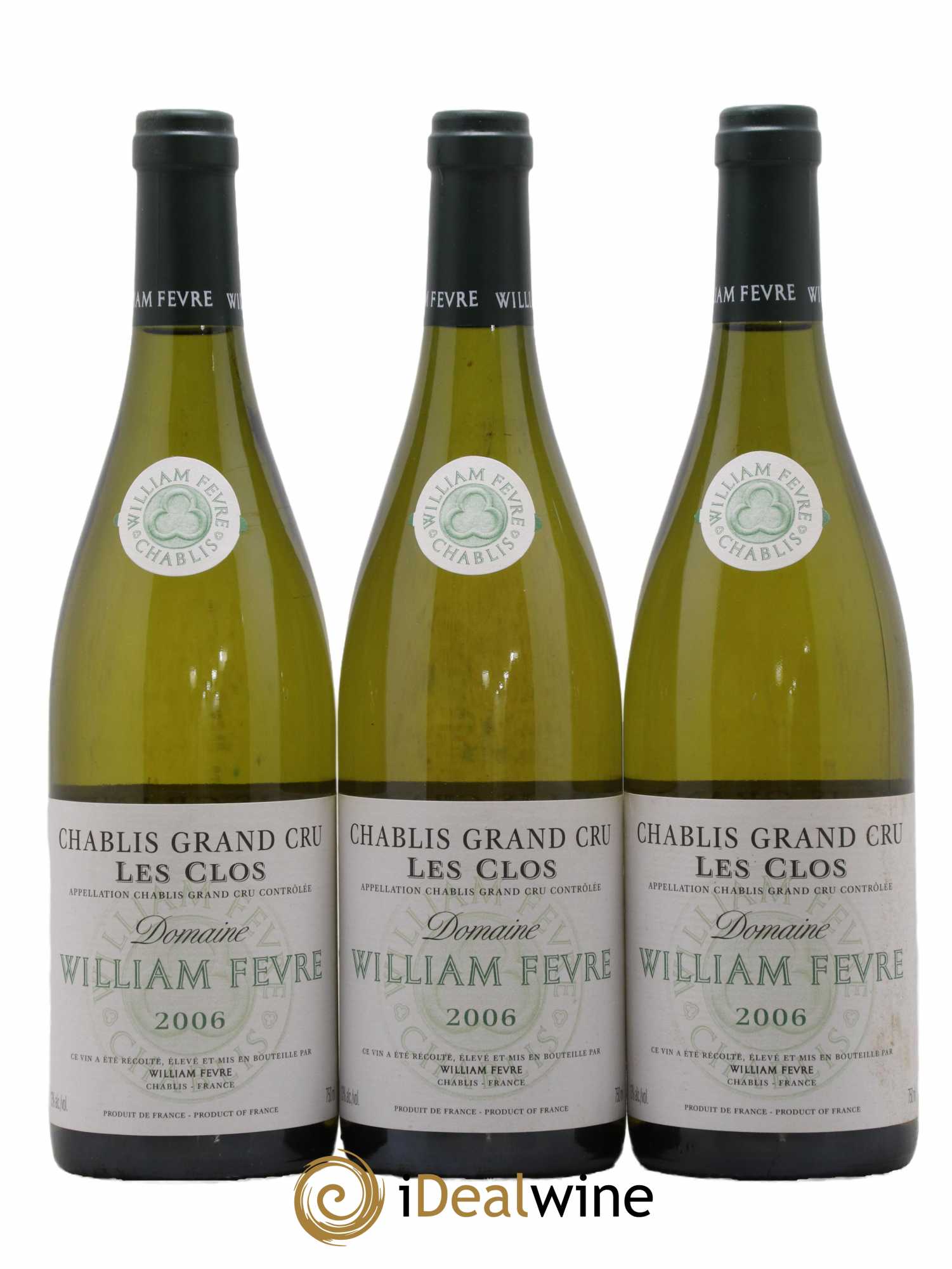 Chablis Grand Cru Les Clos William Fèvre 2006 - Lot de 6 bouteilles - 1