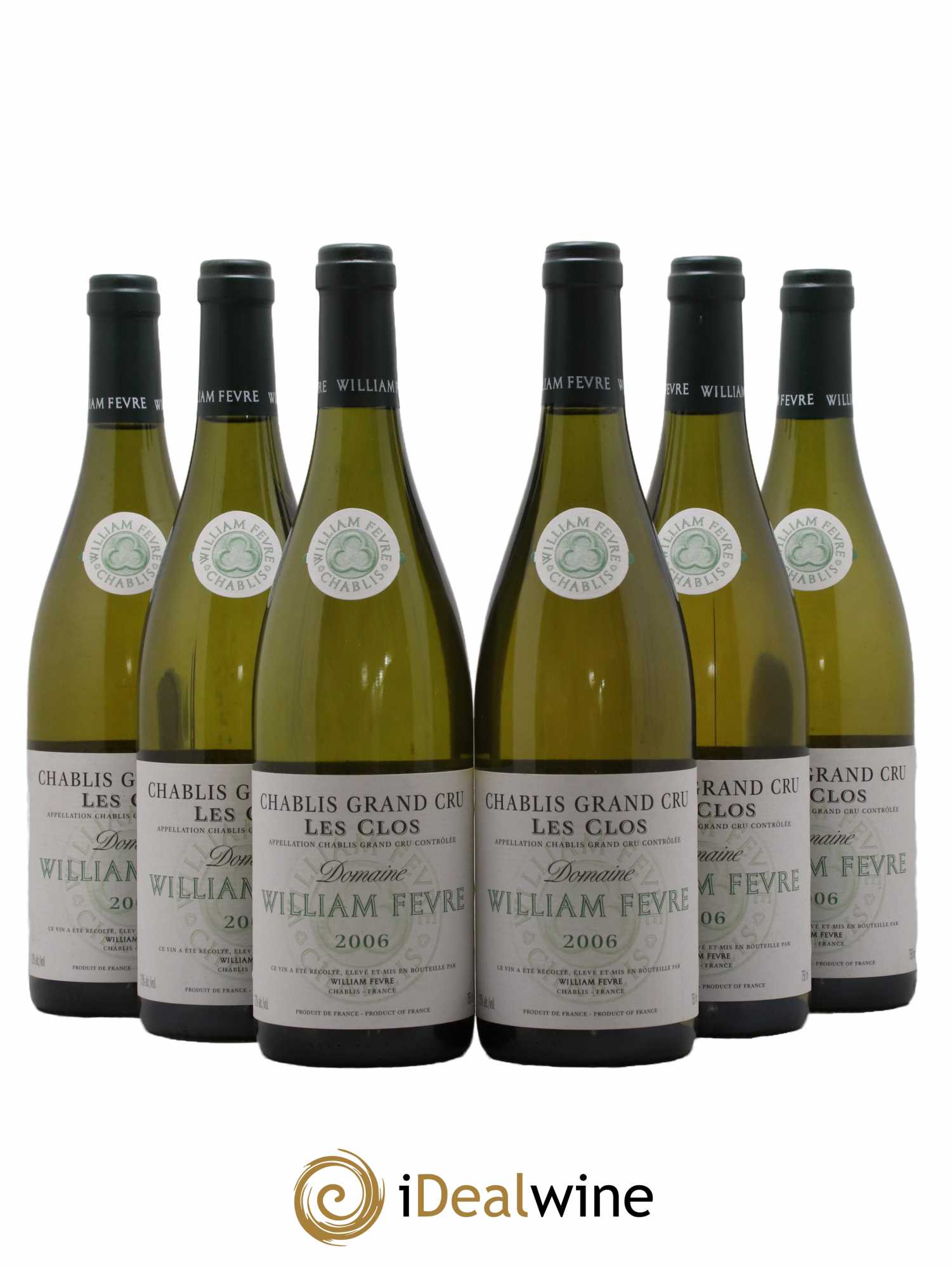 Chablis Grand Cru Les Clos William Fèvre 2006 - Lot de 6 bouteilles - 0