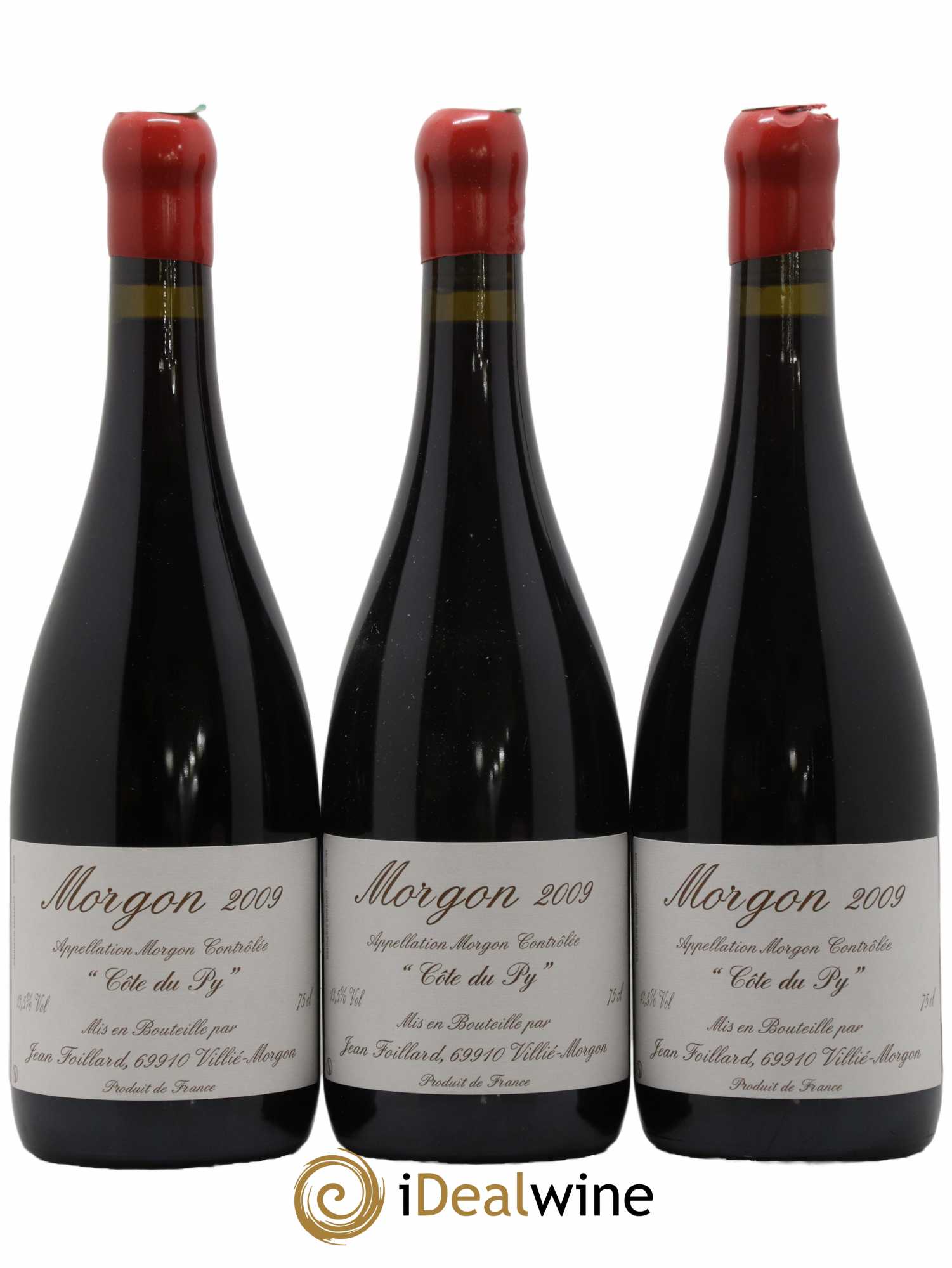 Morgon Côte du Py Jean Foillard 2009 - Lot de 3 bouteilles - 0