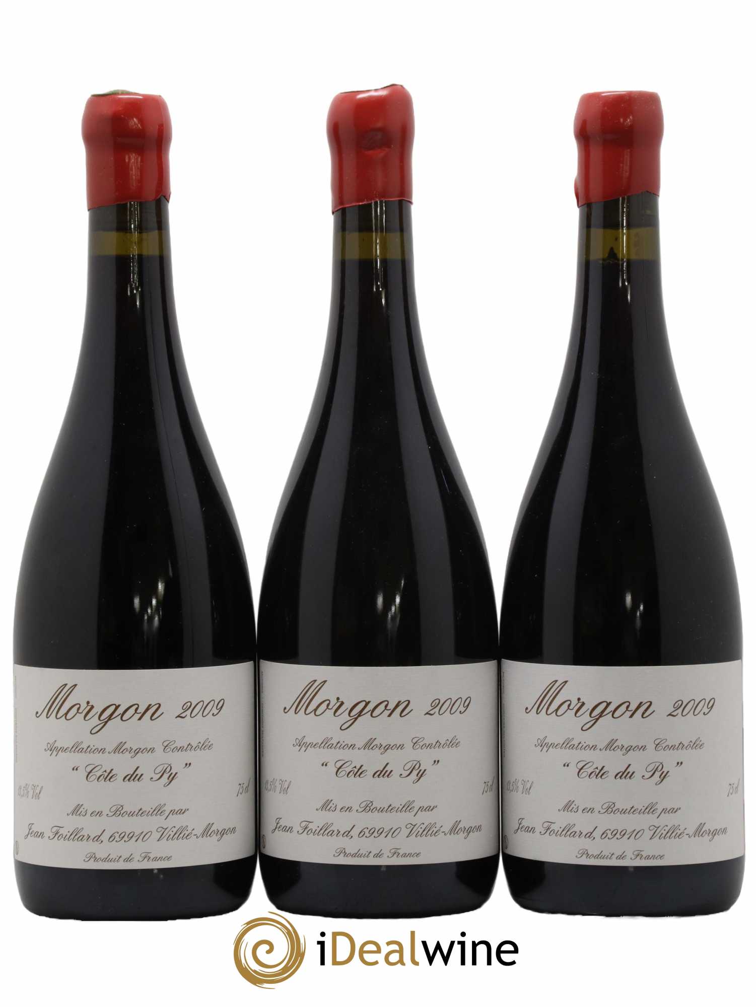 Morgon Côte du Py Jean Foillard 2009 - Posten von 3 Flaschen - 0