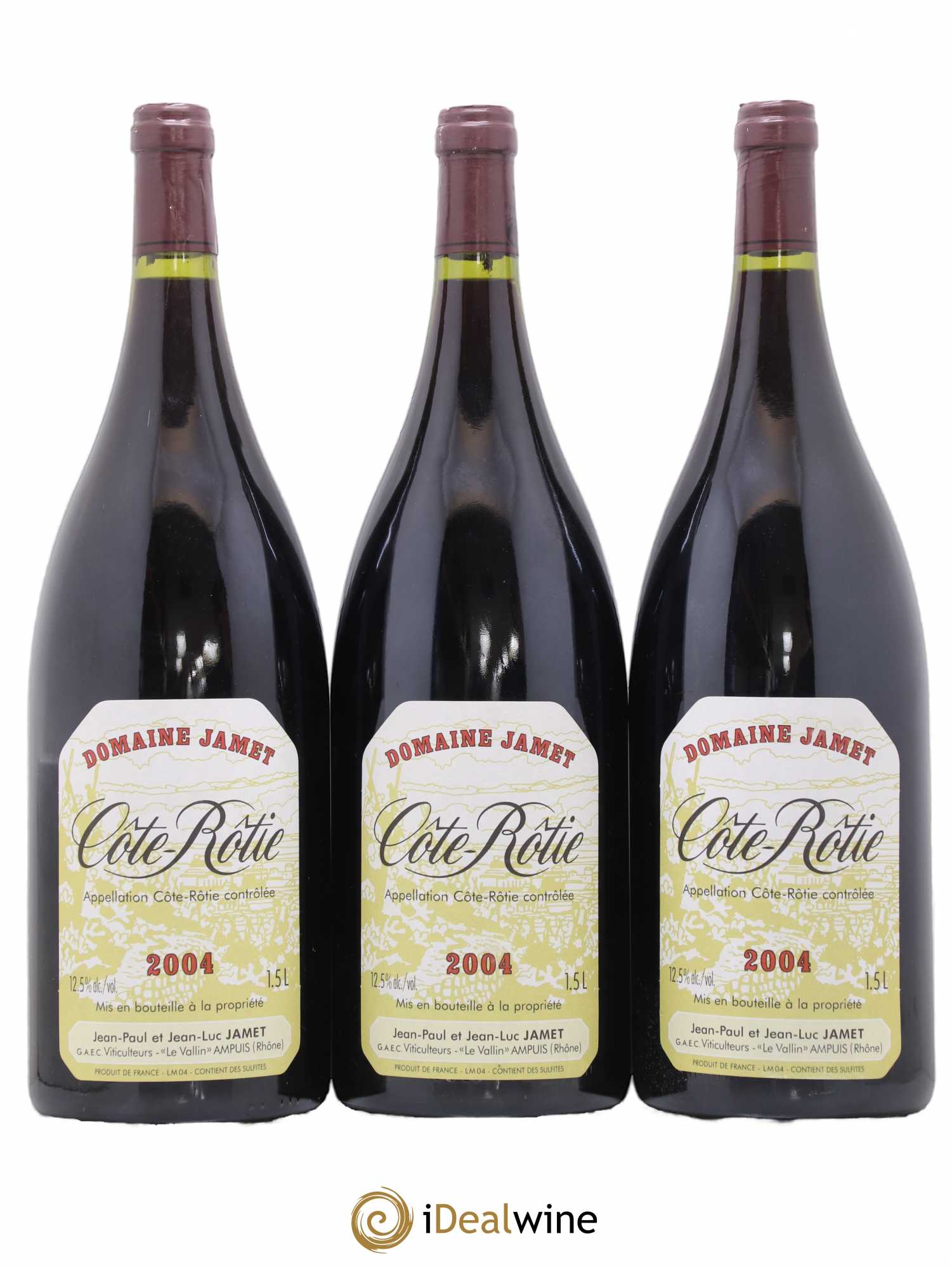 Côte-Rôtie Jamet (Domaine) 2004 - Lot de 3 magnums - 0