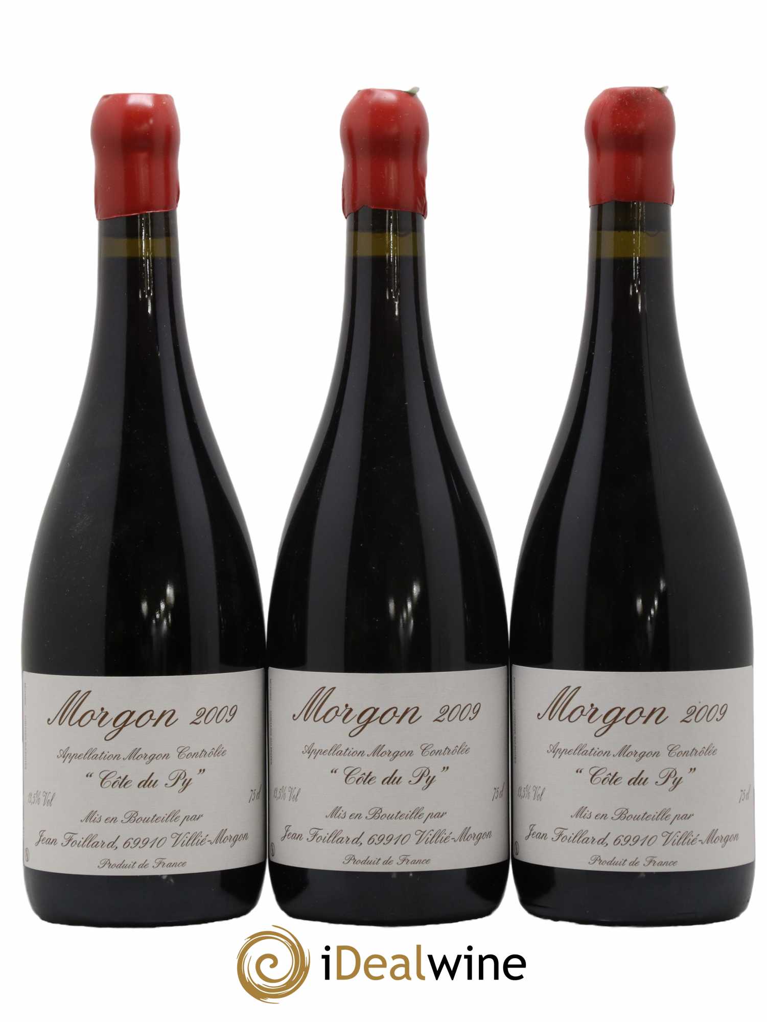 Morgon Côte du Py Jean Foillard 2009 - Posten von 3 Flaschen - 0