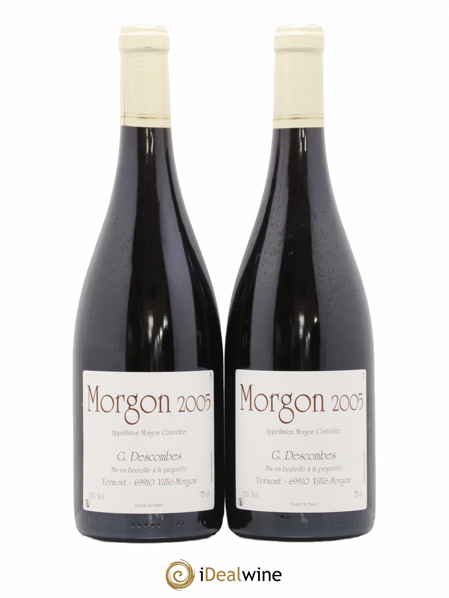 Morgon Georges Descombes (Domaine) 2005 - Lot de 2 bouteilles - 0