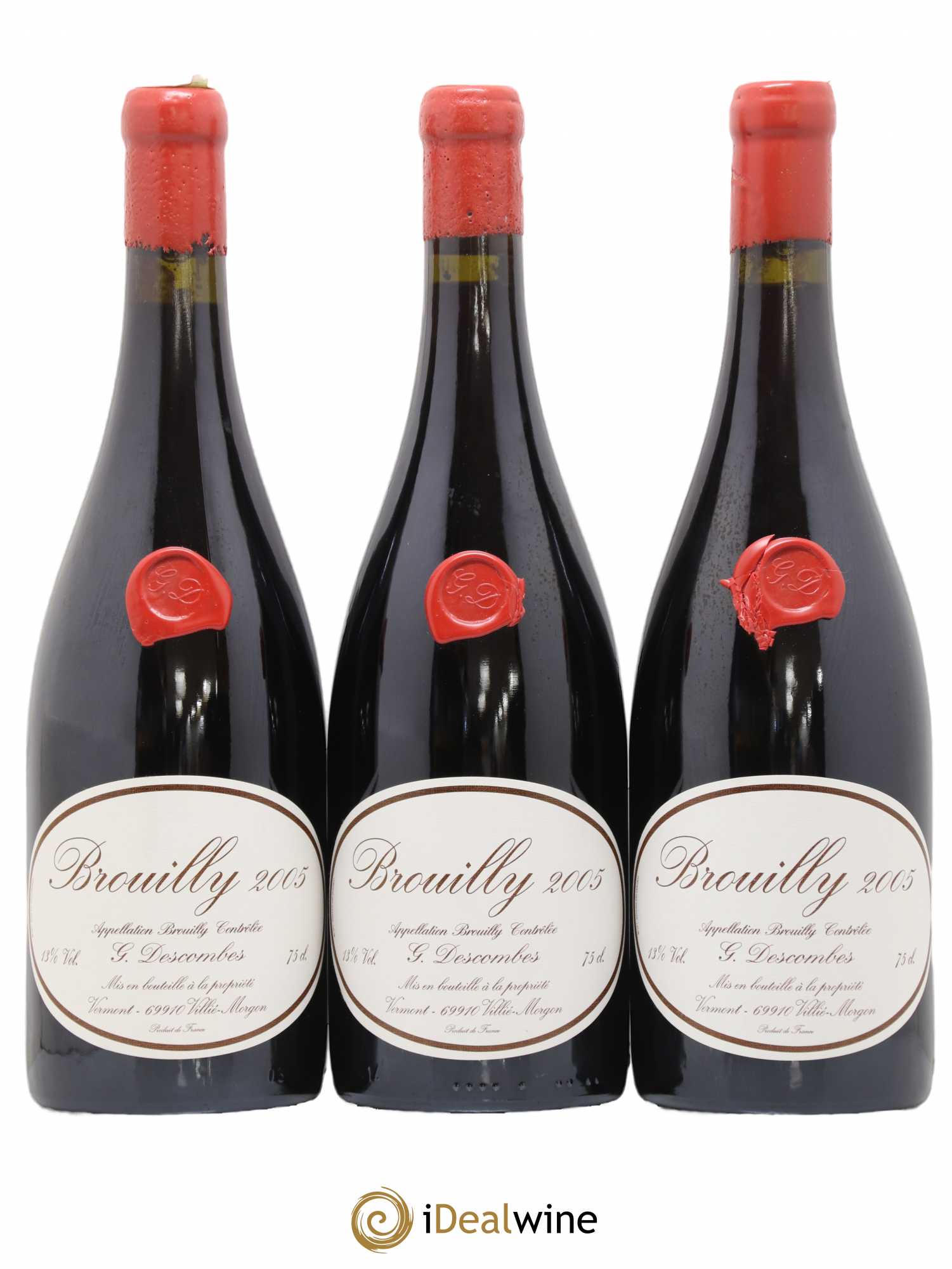 Brouilly Georges Descombes (Domaine) 2005 - Lot de 3 bouteilles - 0