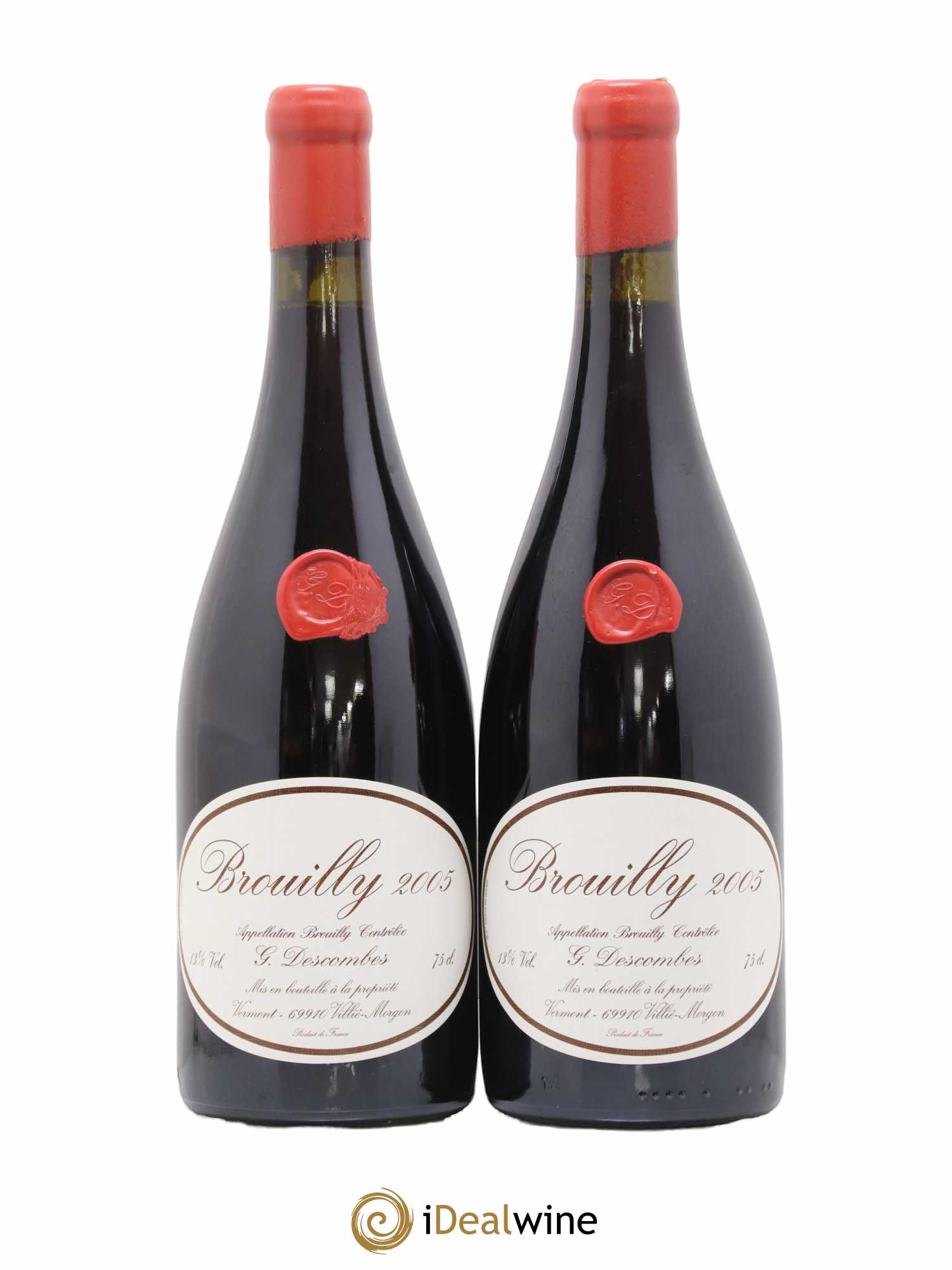 Brouilly Georges Descombes (Domaine) 2005 - Lot de 2 bouteilles - 0