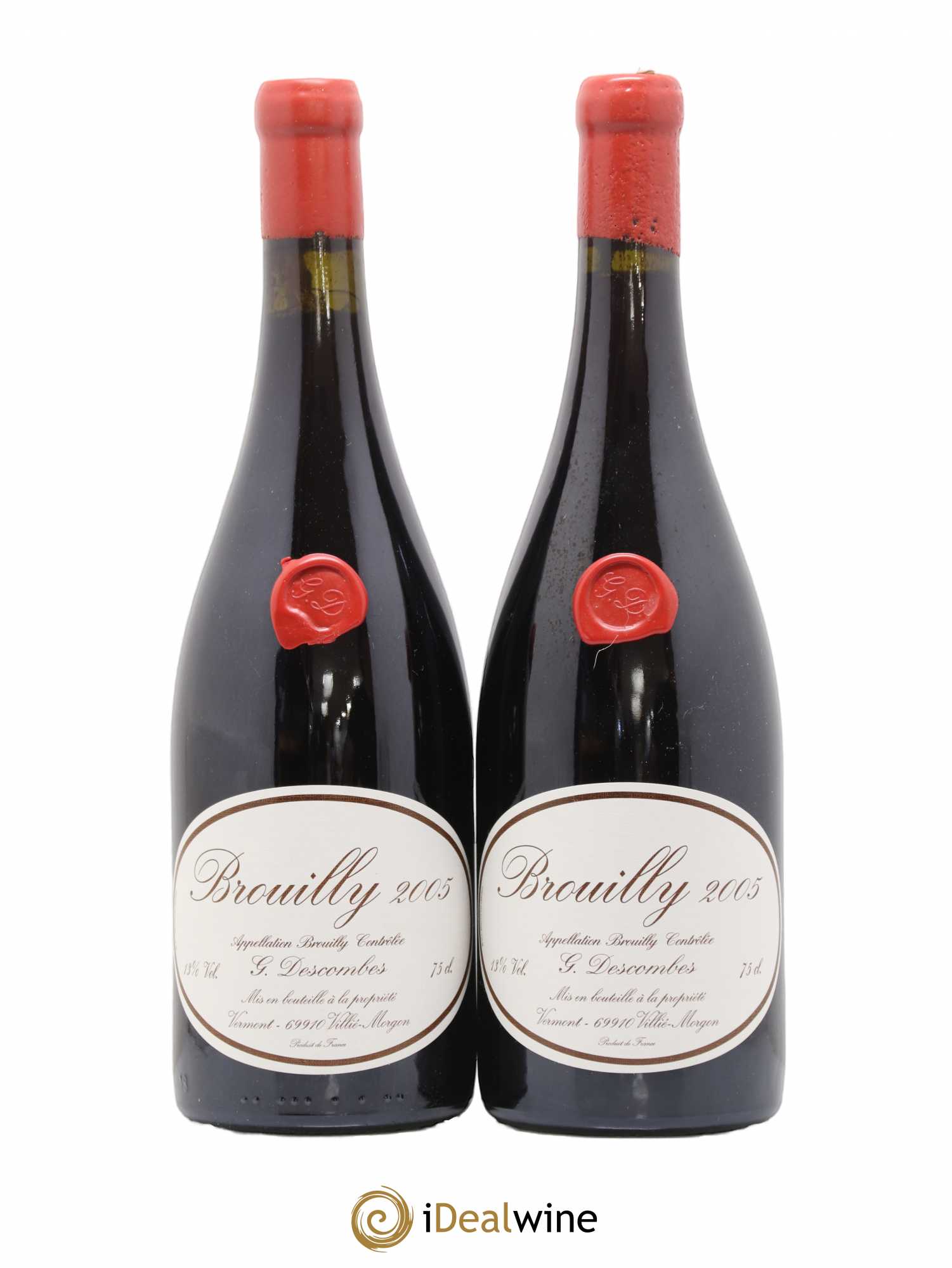 Brouilly Georges Descombes (Domaine) 2005 - Lot de 2 bouteilles - 0