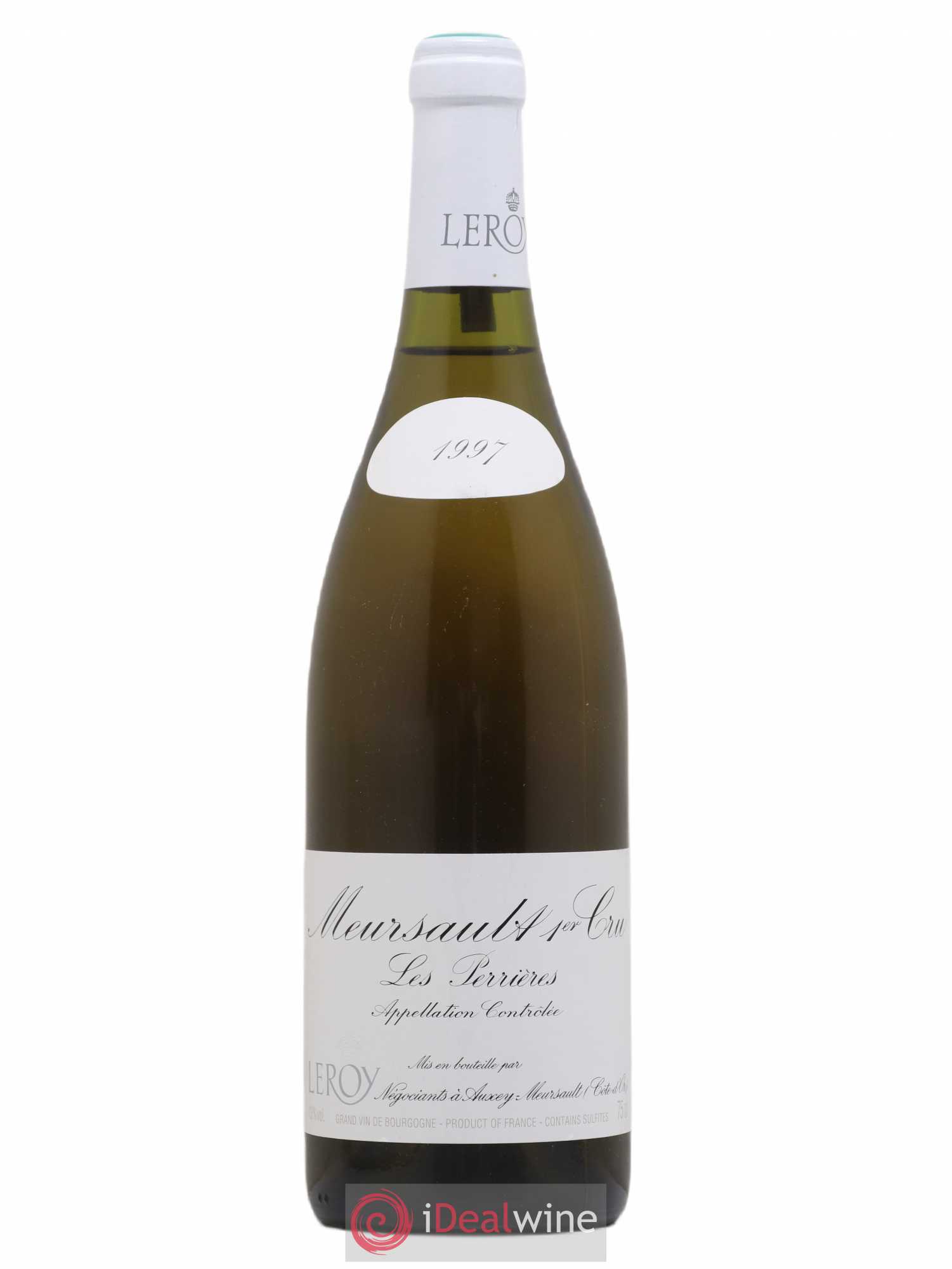 Meursault 1er Cru Perrières Leroy SA 1997 - Lot de 1 bouteille - 0