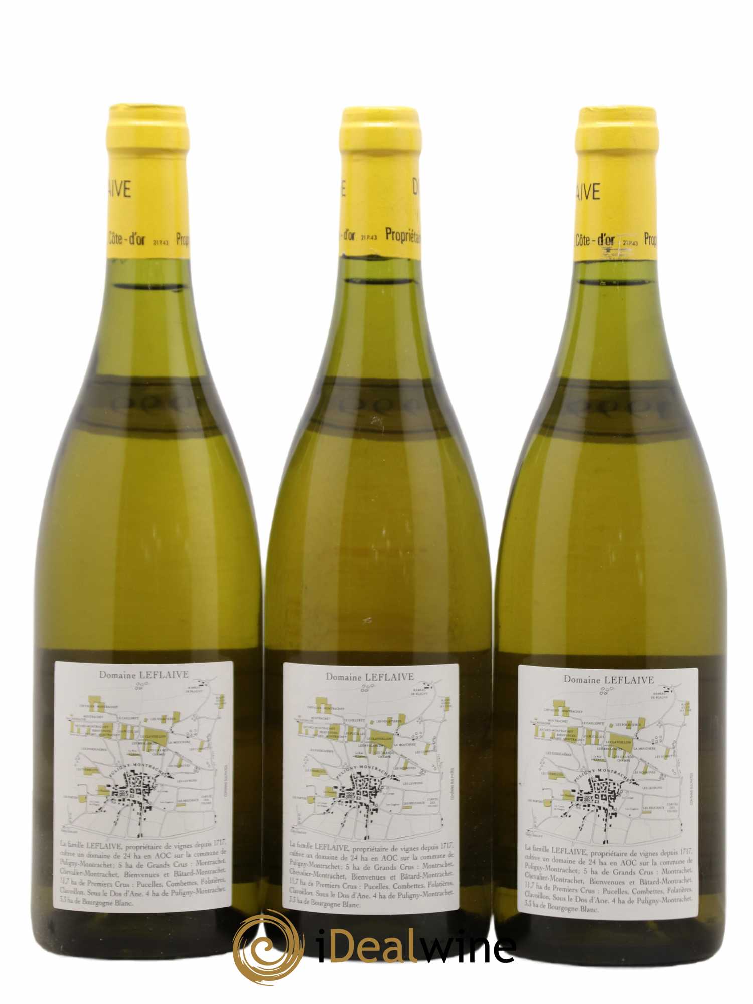 Puligny-Montrachet 1er Cru Clavoillon Leflaive (Domaine) 1999 - Lot de 3 bouteilles - 1