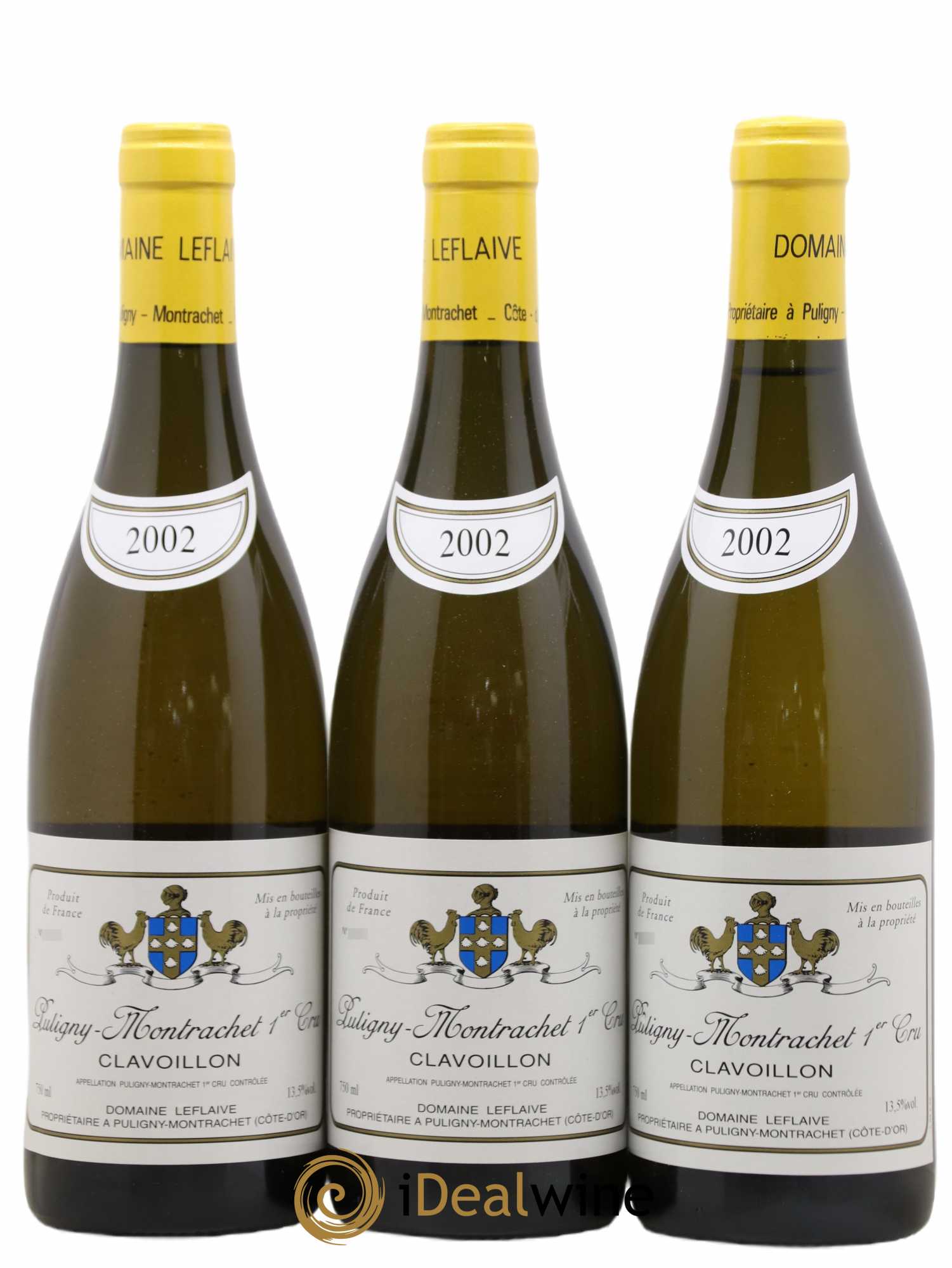 Puligny-Montrachet 1er Cru Clavoillon Leflaive (Domaine) 2002 - Lot de 3 bouteilles - 0