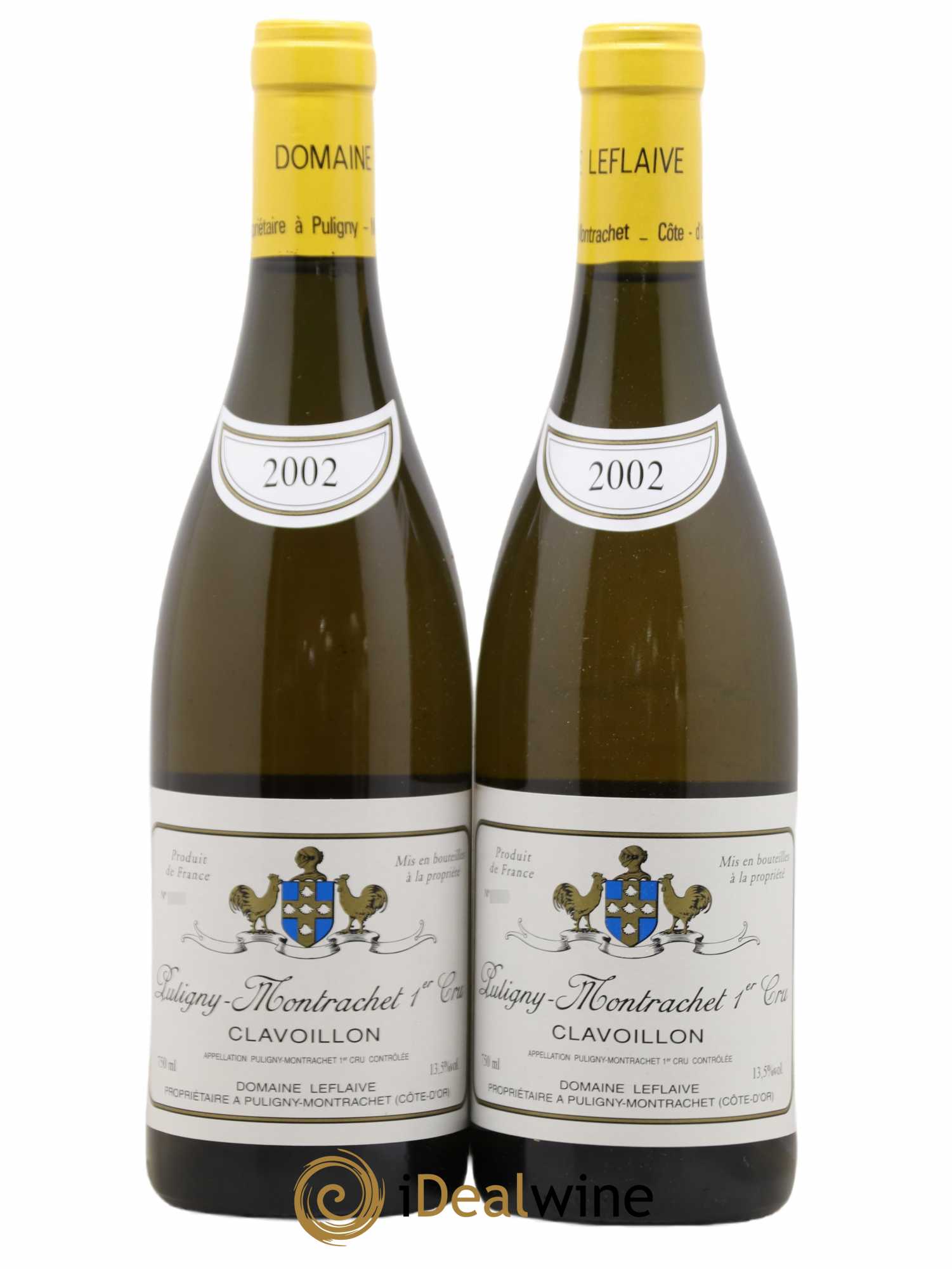 Puligny-Montrachet 1er Cru Clavoillon Leflaive (Domaine) 2002 - Lot de 2 bouteilles - 0