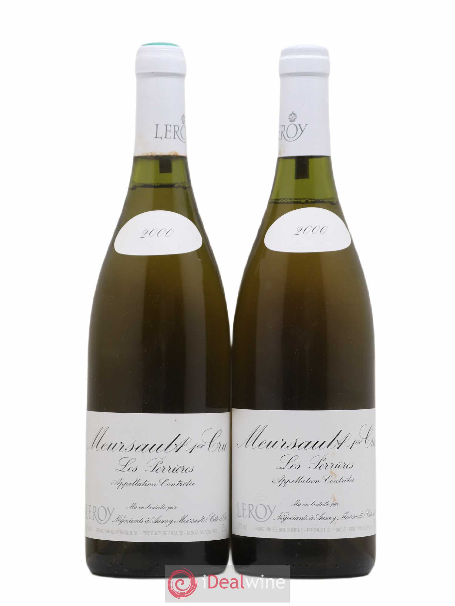 Meursault 1er Cru Perrières Leroy SA 2000 - Lot de 2 bouteilles - 0