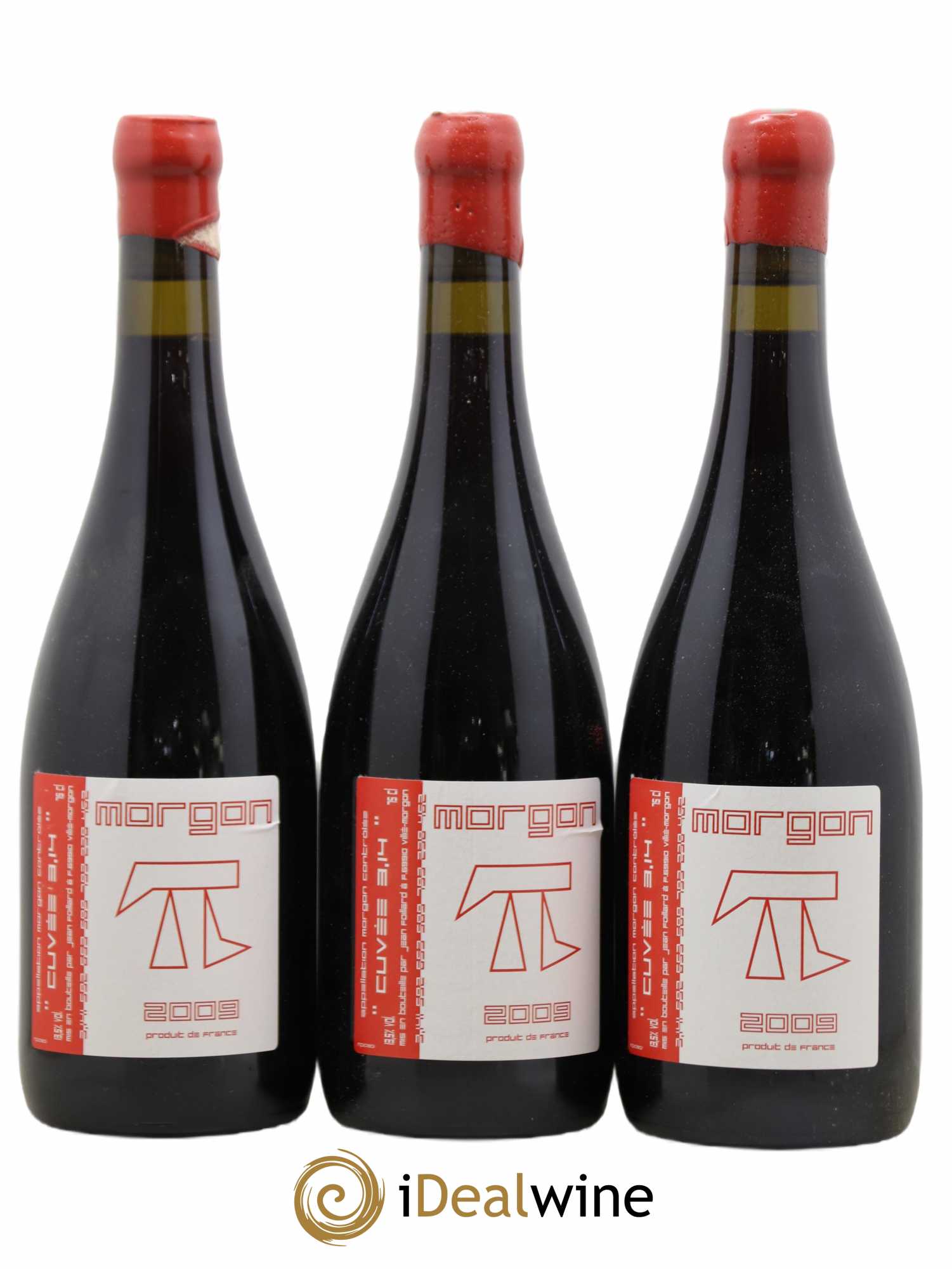Morgon 3.14 Jean Foillard 2009 - Lot de 3 bouteilles - 0