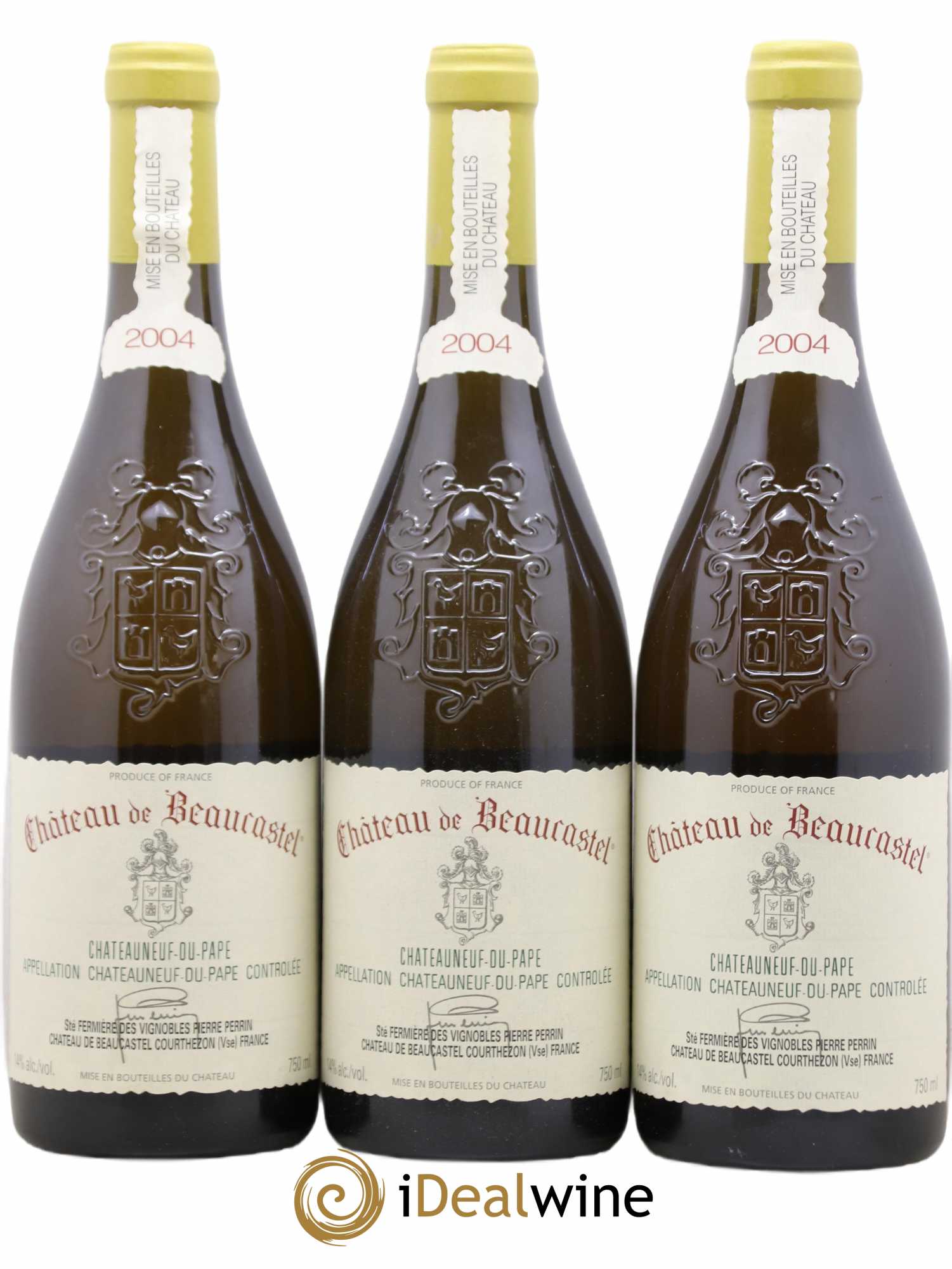 Châteauneuf-du-Pape Château de Beaucastel Famille Perrin 2004 - Lot de 6 bouteilles - 2