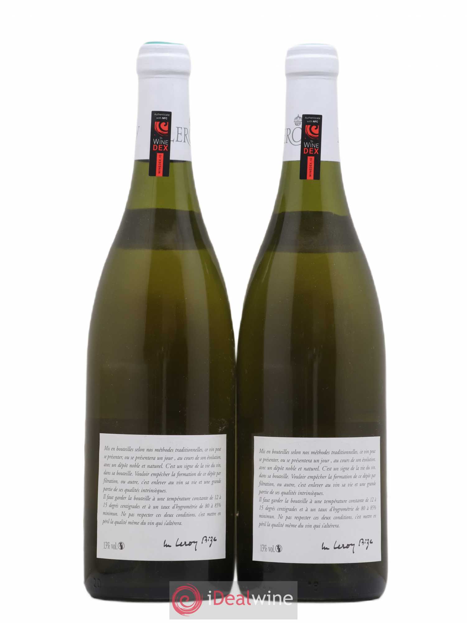 Meursault 1er Cru Blagny Leroy SA 2001 - Lot de 2 bouteilles - 1