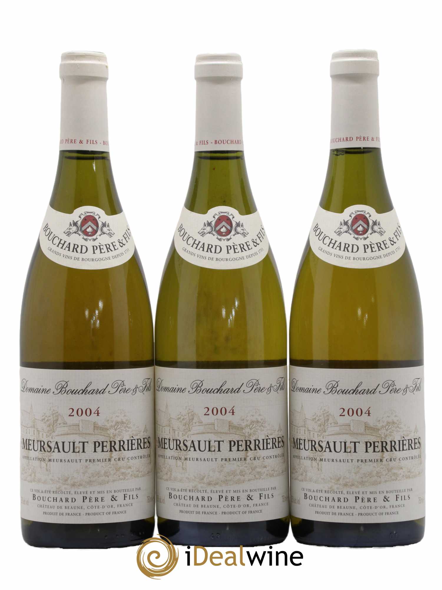 Meursault 1er Cru Perrières Bouchard Père & Fils 2004 - Lot de 3 bouteilles - 0