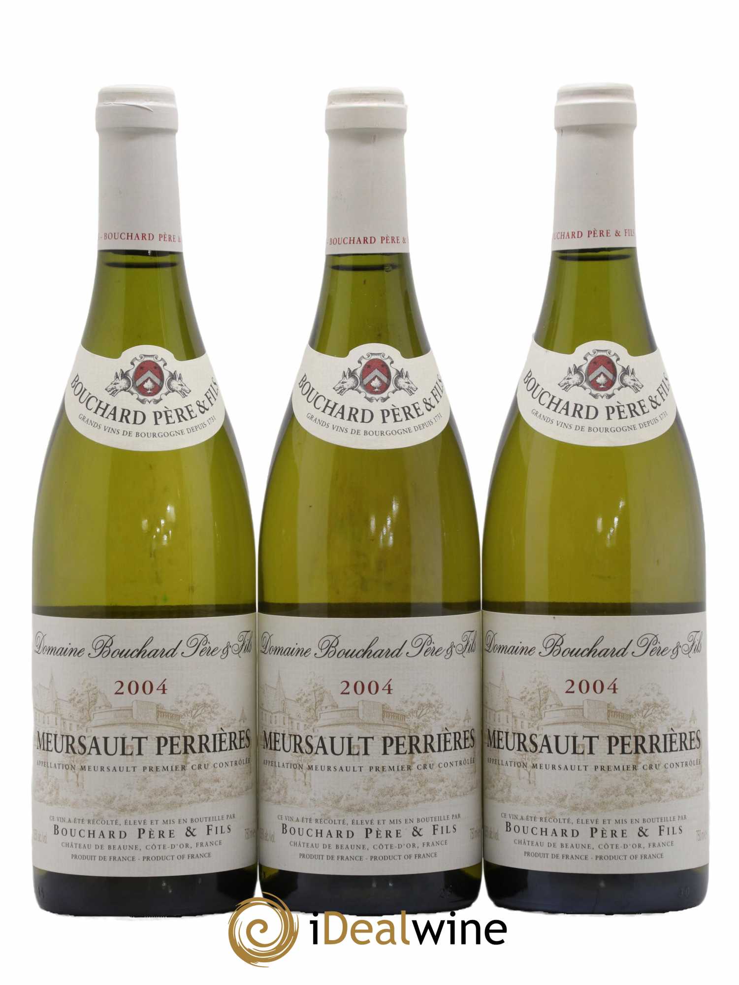 Meursault 1er Cru Perrières Bouchard Père & Fils 2004 - Lot de 3 bouteilles - 0