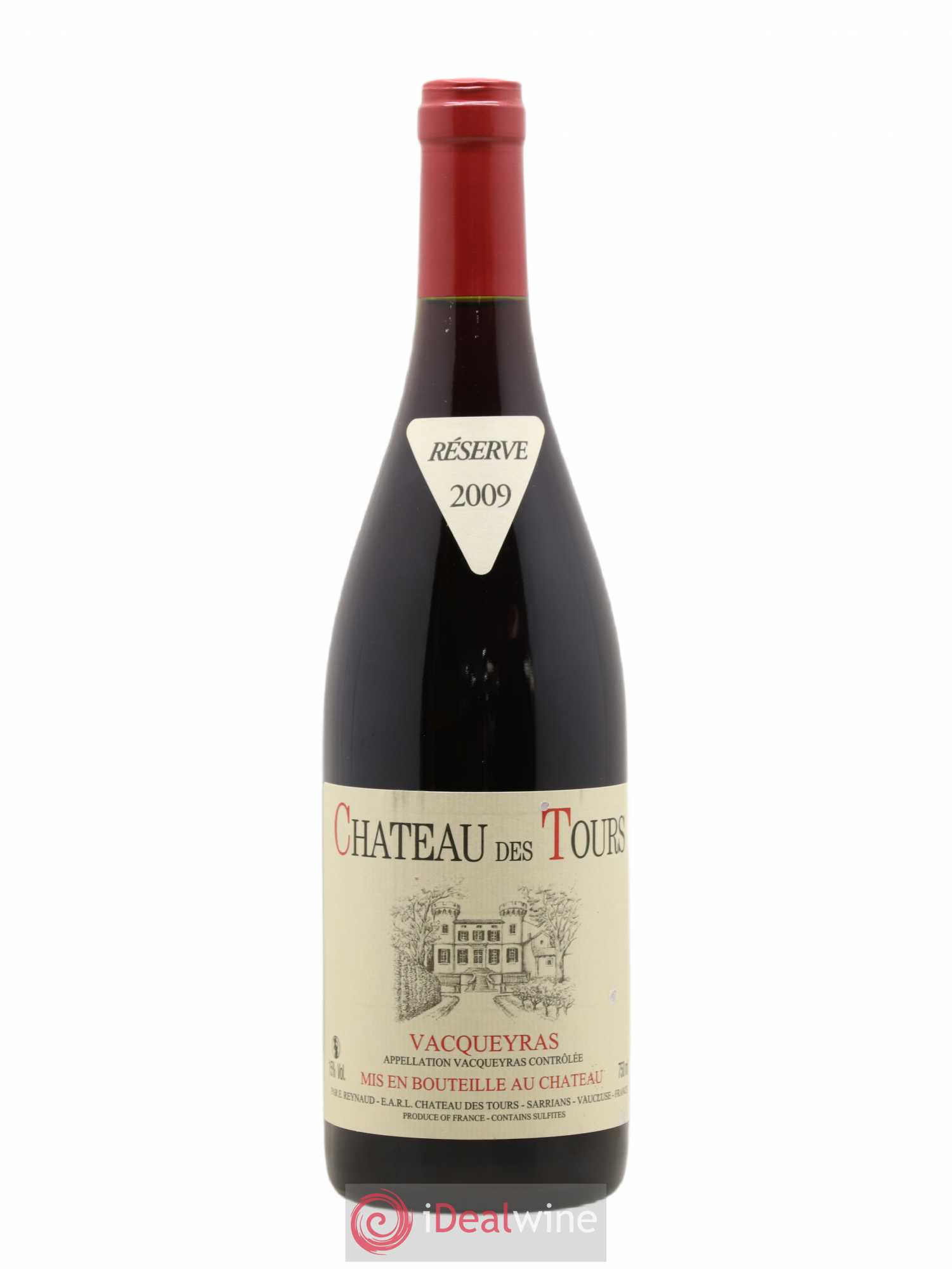 Vacqueyras Château des Tours Emmanuel Reynaud 2009 - Lot de 1 bouteille - 0