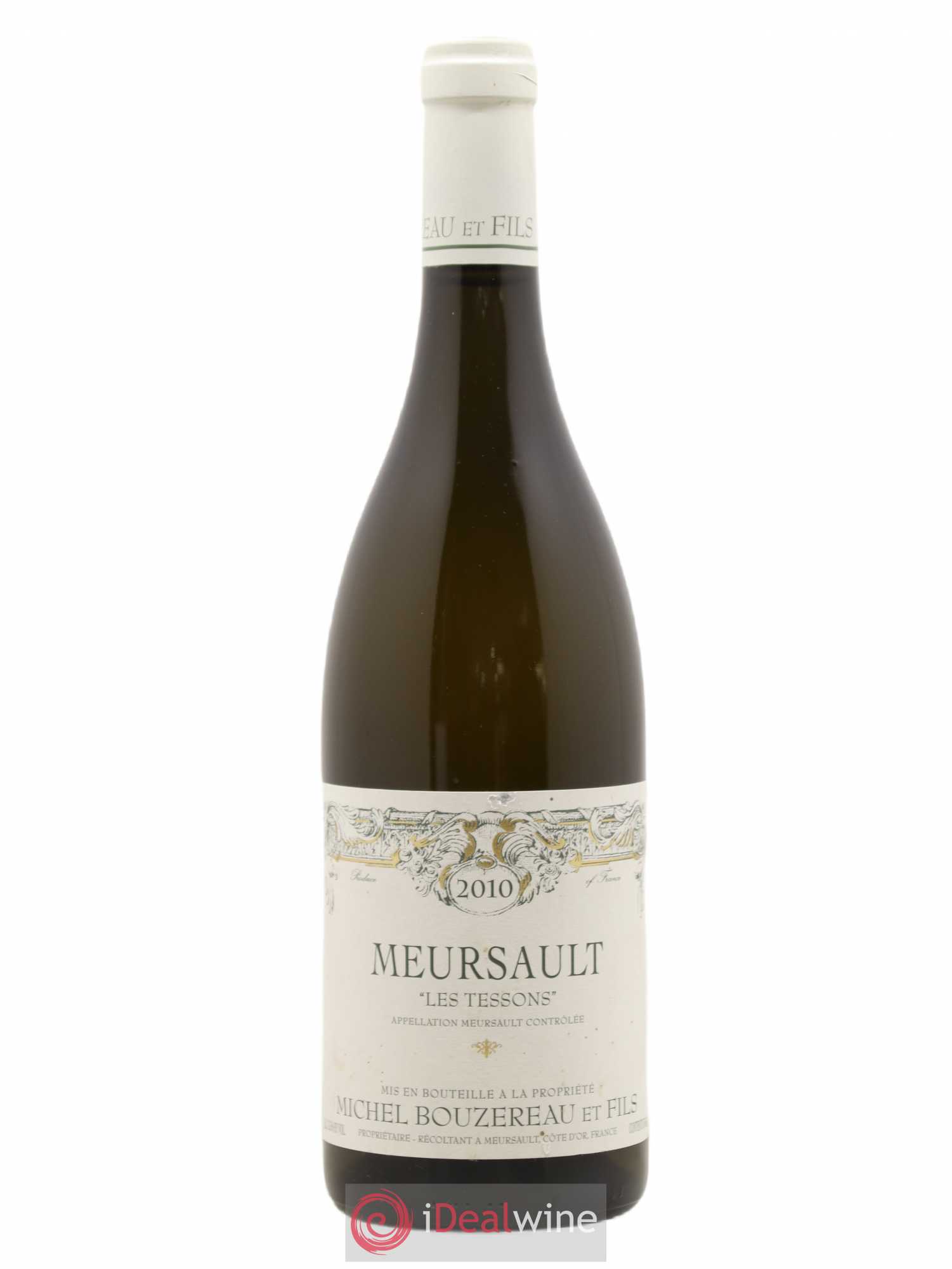 Meursault Les Tessons Michel Bouzereau et Fils (Domaine) 2010 - Lot de 1 bouteille - 0