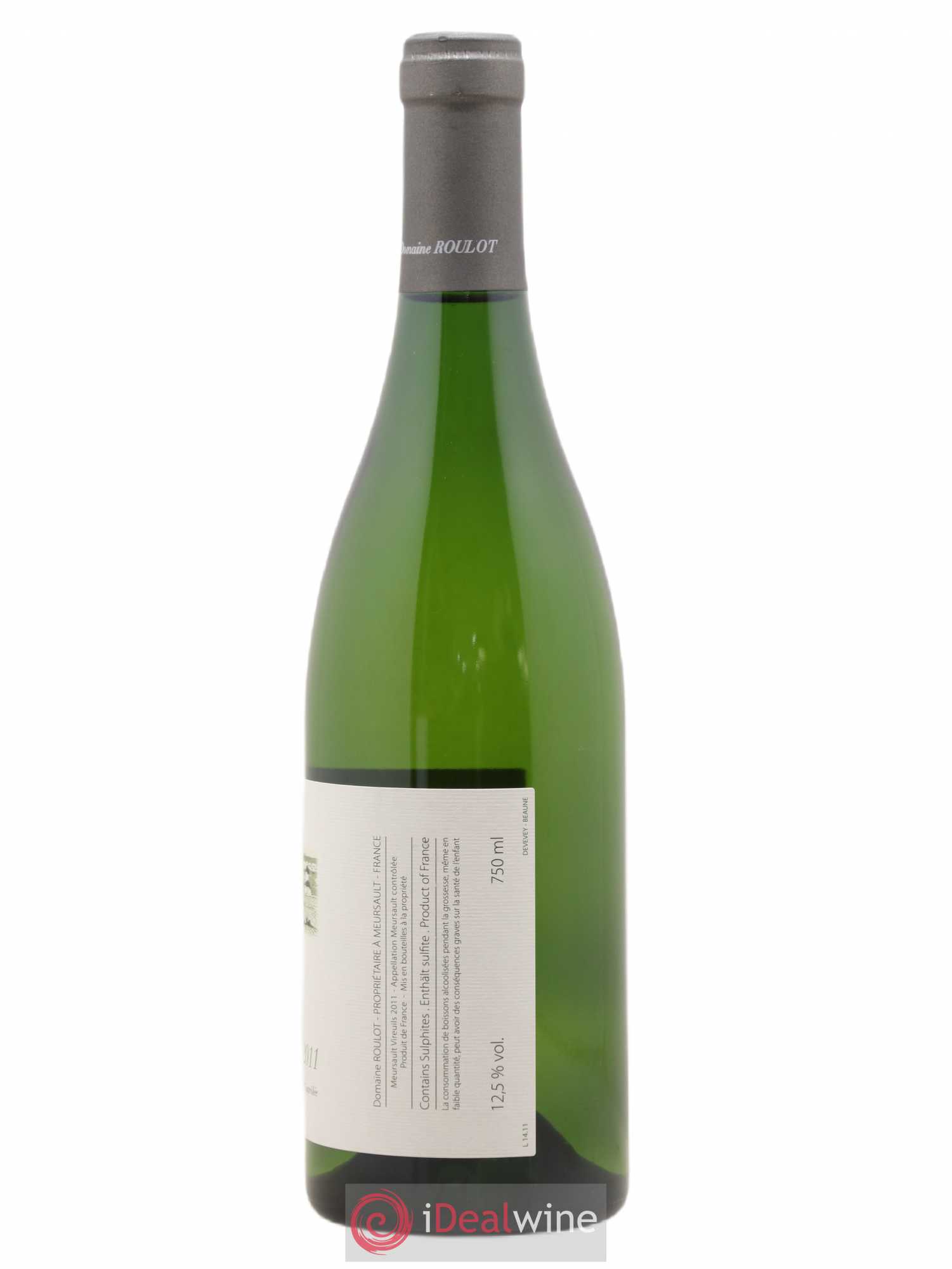 Meursault Les Vireuils Roulot (Domaine) 2011 - Lot de 1 bouteille - 1
